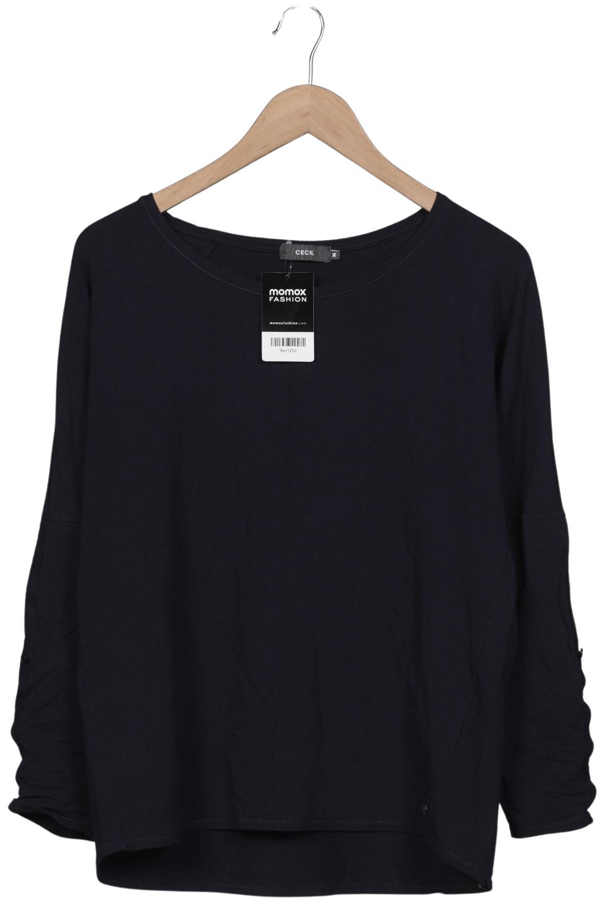 

Cecil Damen Langarmshirt, marineblau, Gr. 38