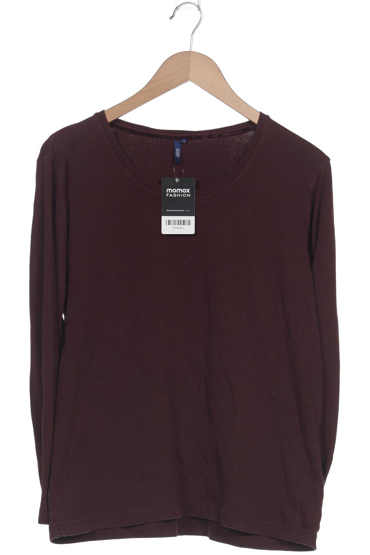 

Cecil Damen Langarmshirt, bordeaux, Gr. 46