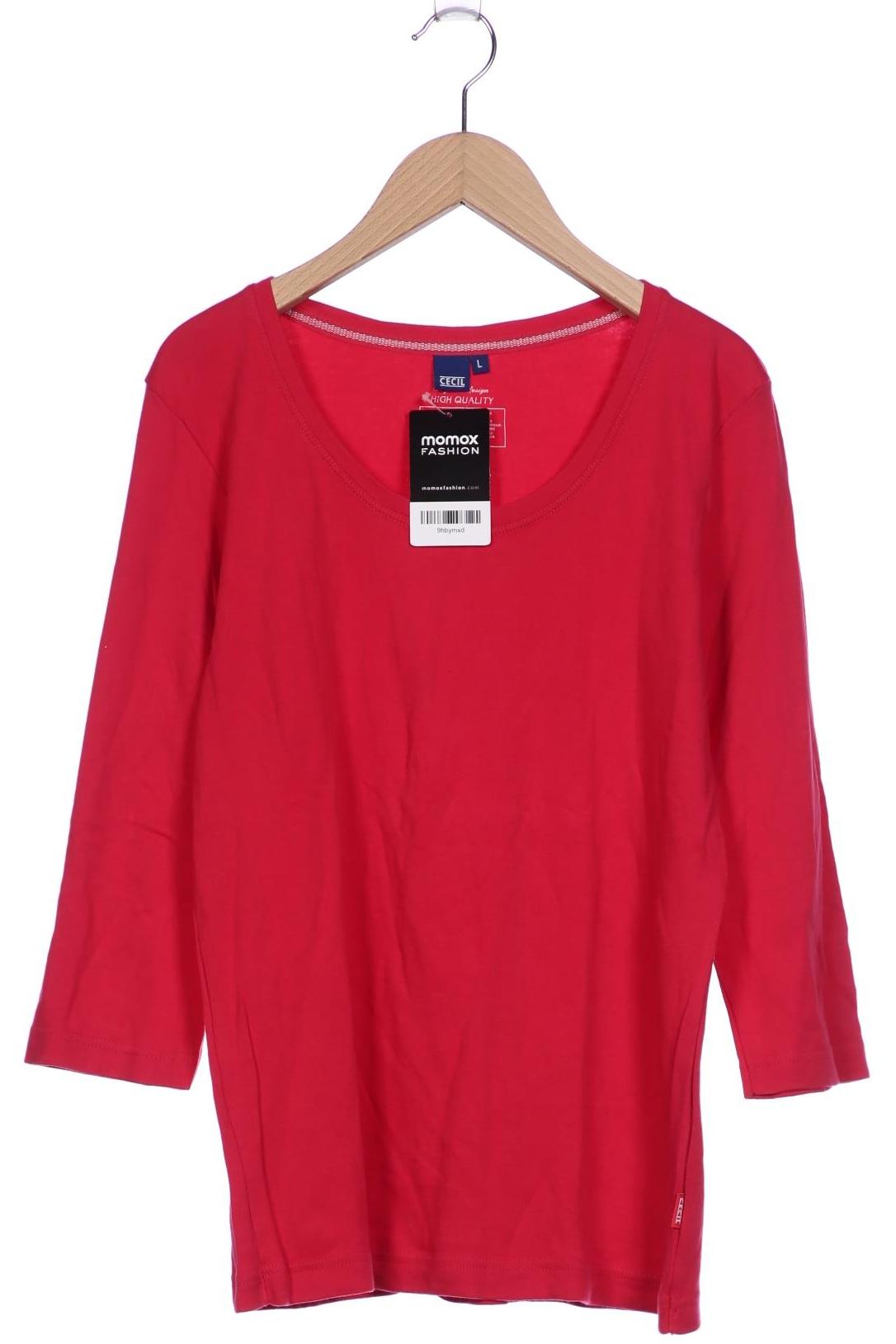 

Cecil Damen Langarmshirt, rot, Gr. 42