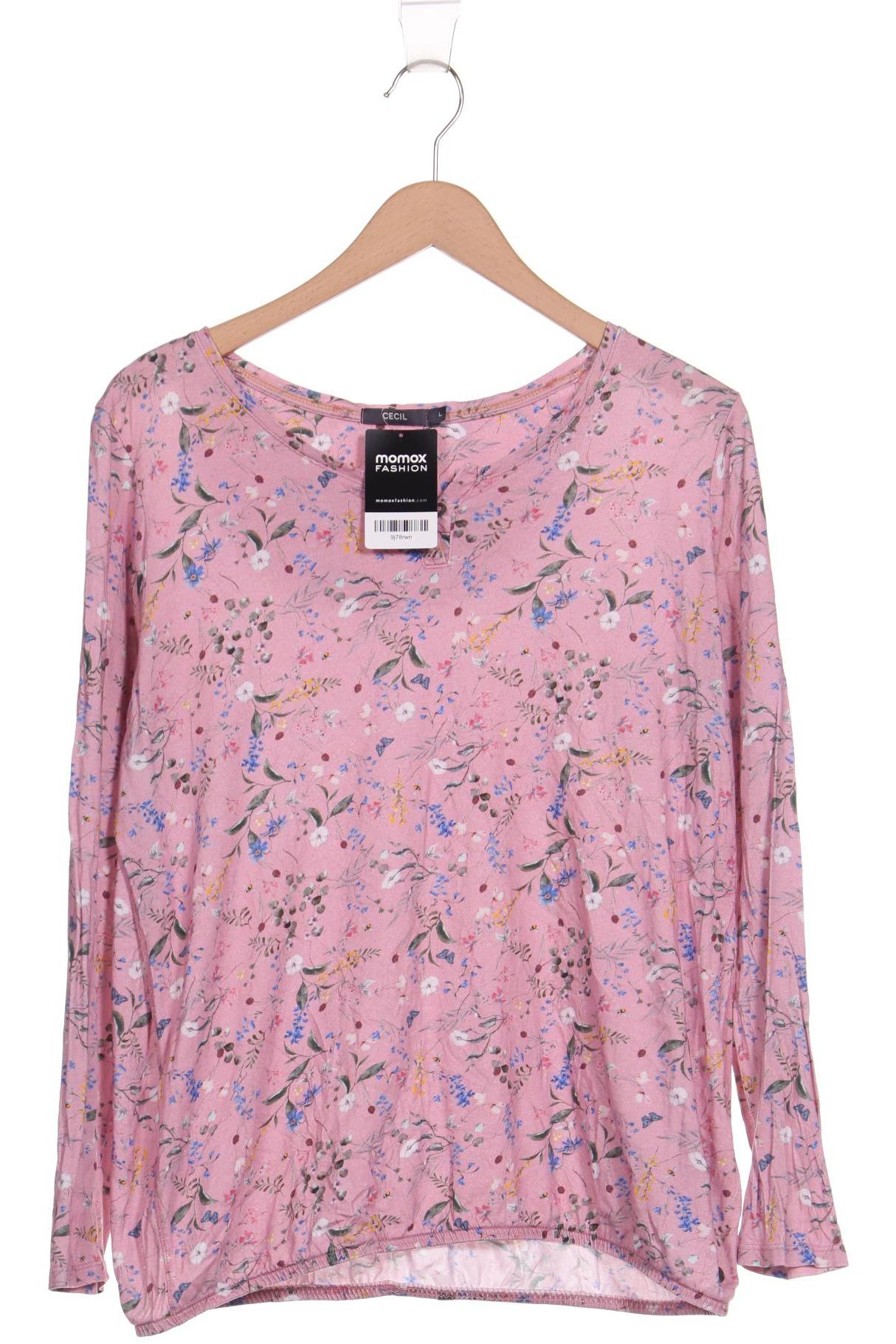 

Cecil Damen Langarmshirt, pink, Gr. 42