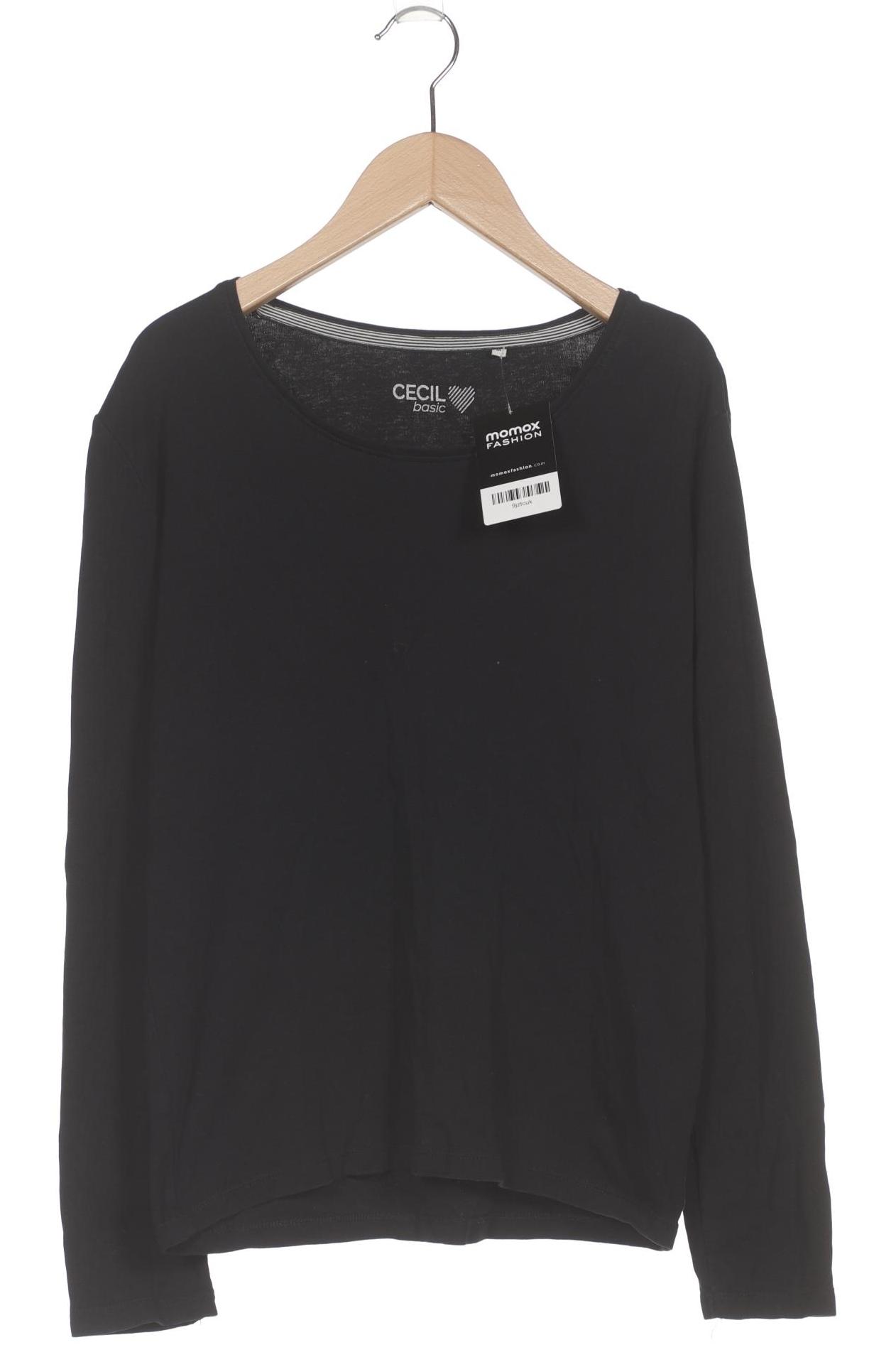 

Cecil Damen Langarmshirt, schwarz, Gr. 38