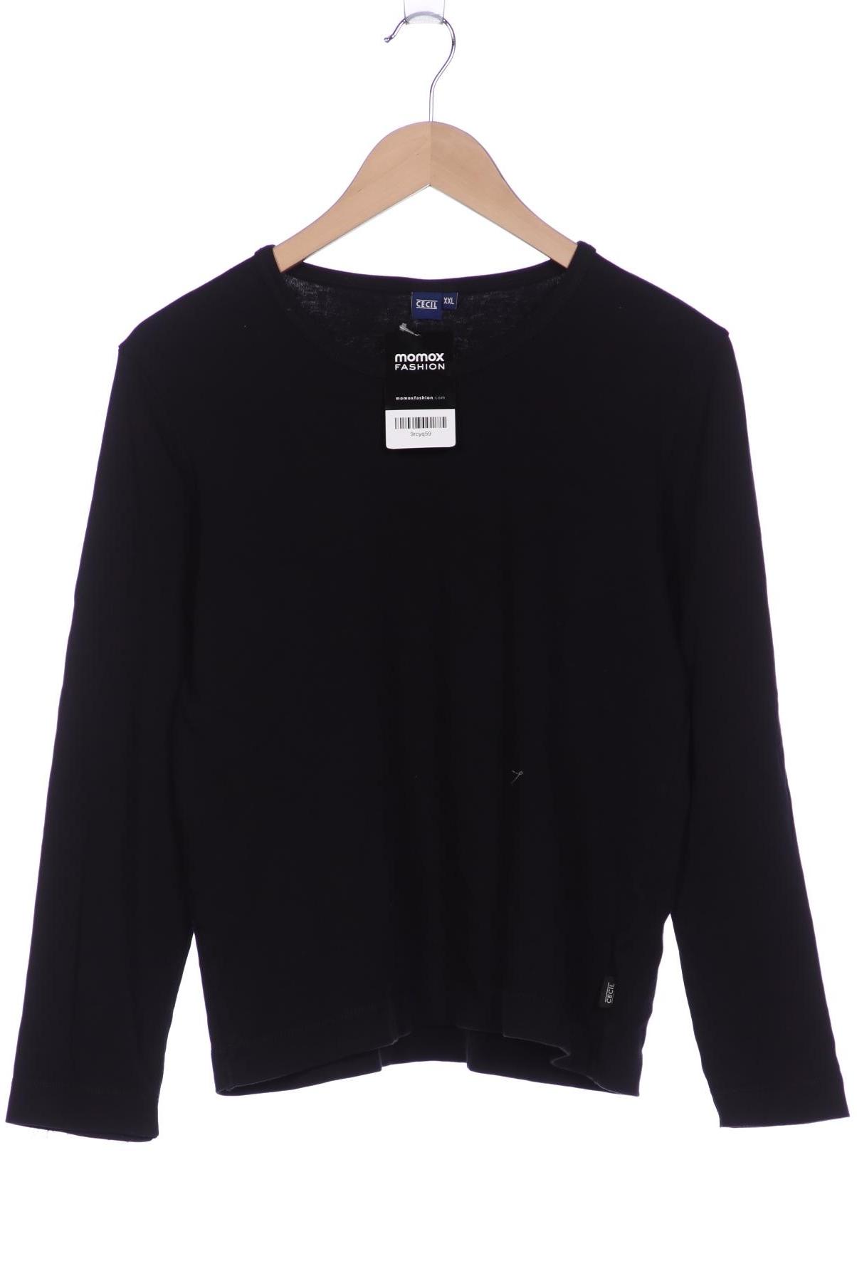 

Cecil Damen Langarmshirt, marineblau, Gr. 46