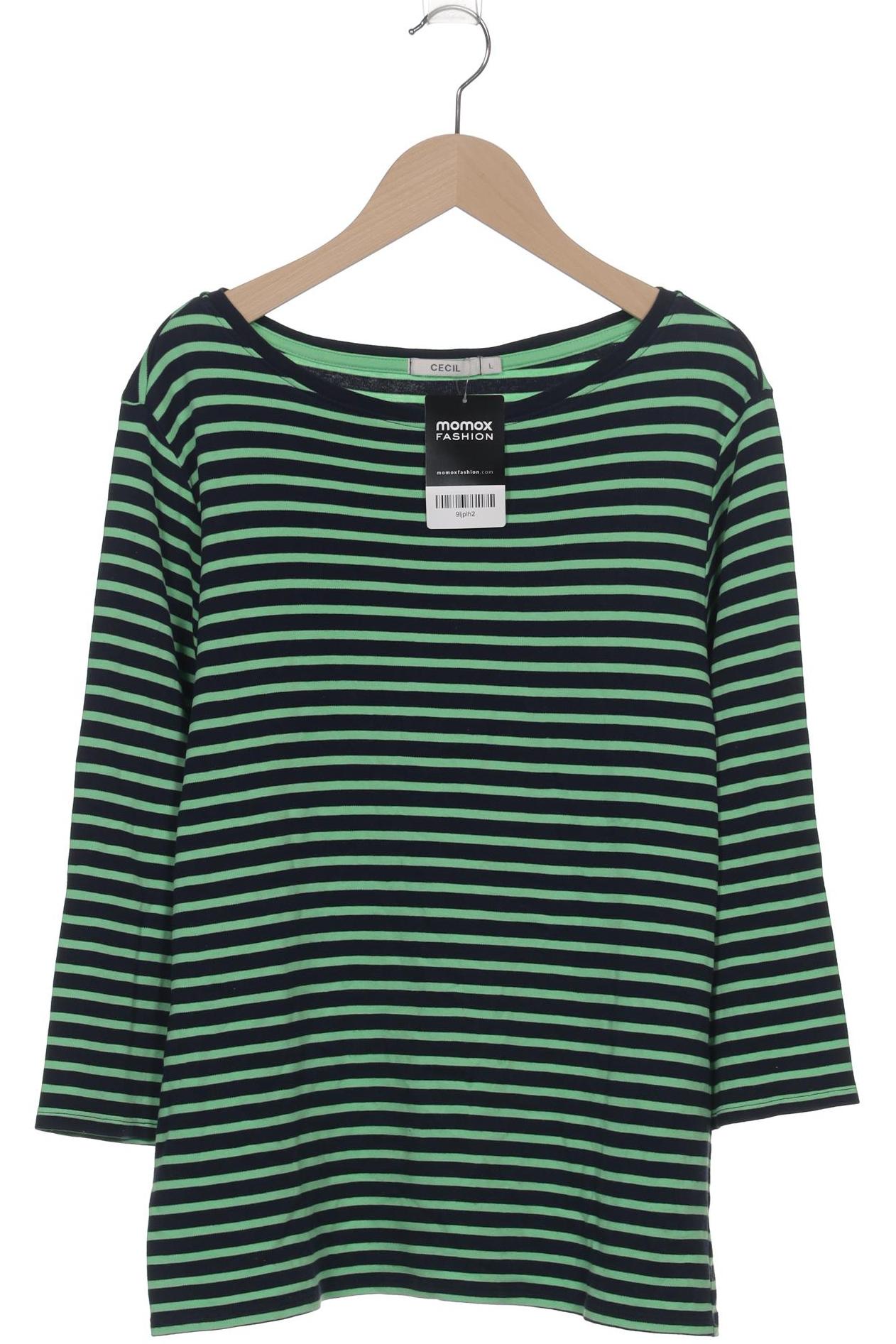 

Cecil Damen Langarmshirt, grün, Gr. 42