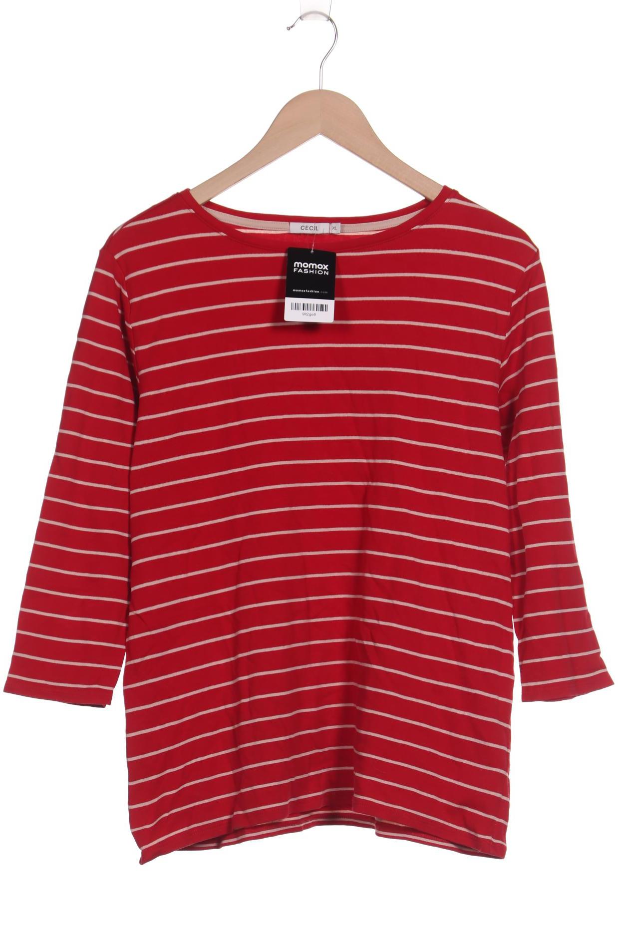 

Cecil Damen Langarmshirt, rot, Gr. 44