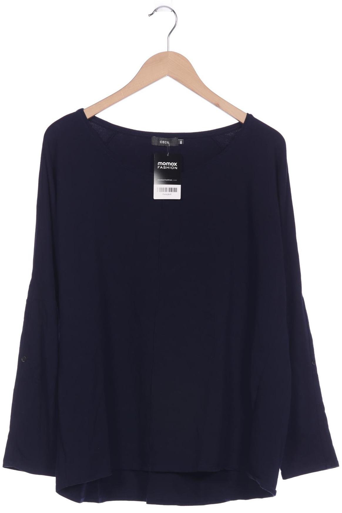

Cecil Damen Langarmshirt, marineblau, Gr. 46