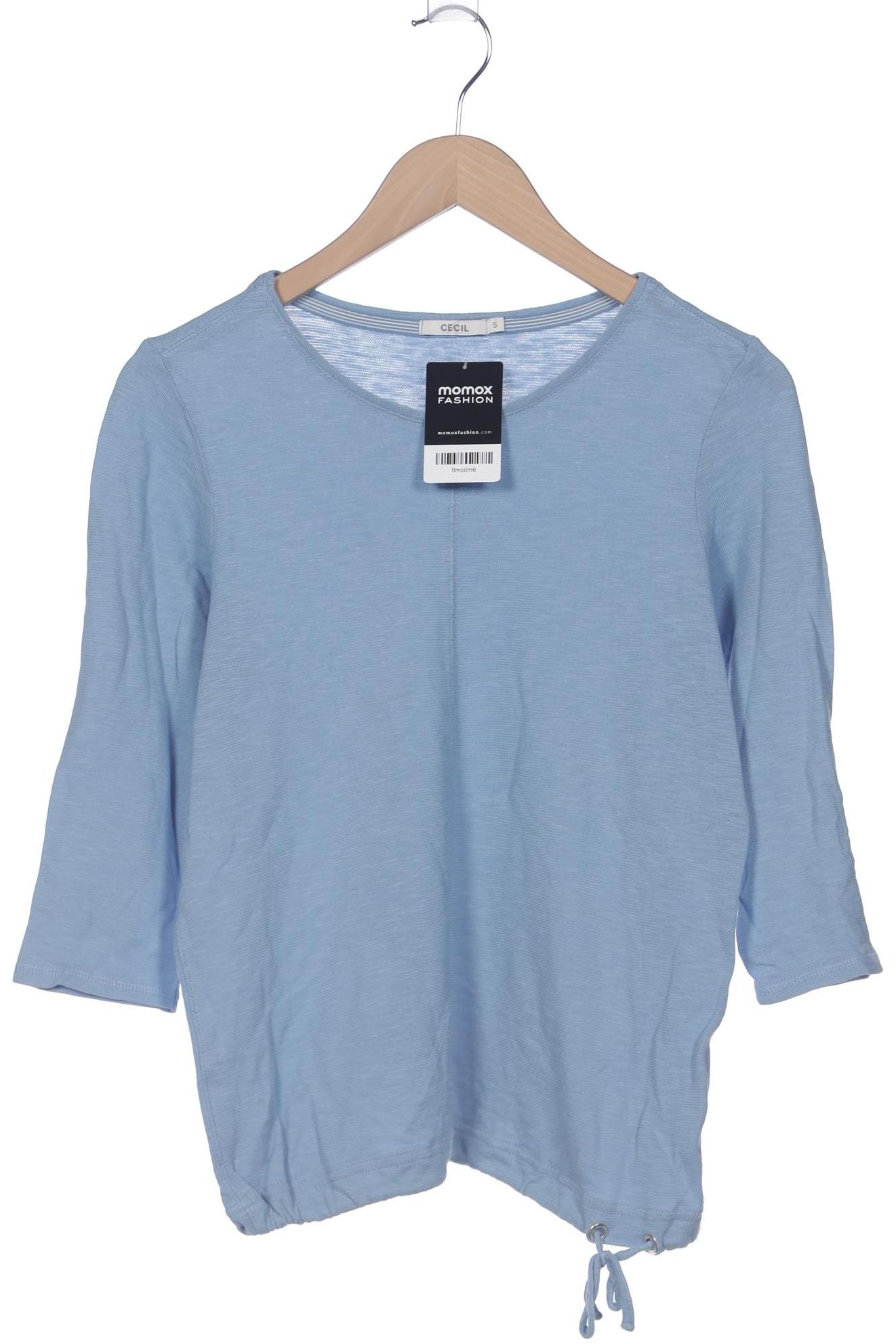 

Cecil Damen Langarmshirt, blau, Gr. 36