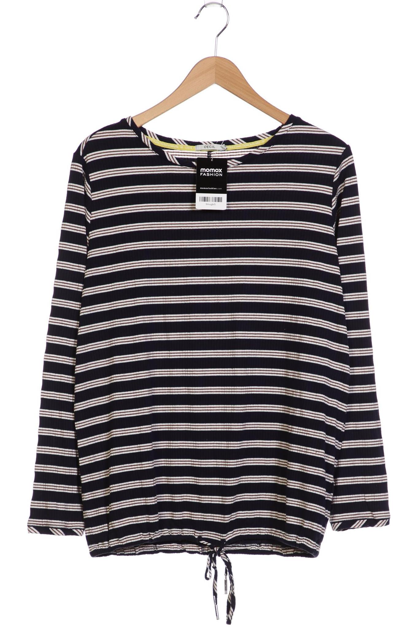 

Cecil Damen Langarmshirt, marineblau, Gr. 44