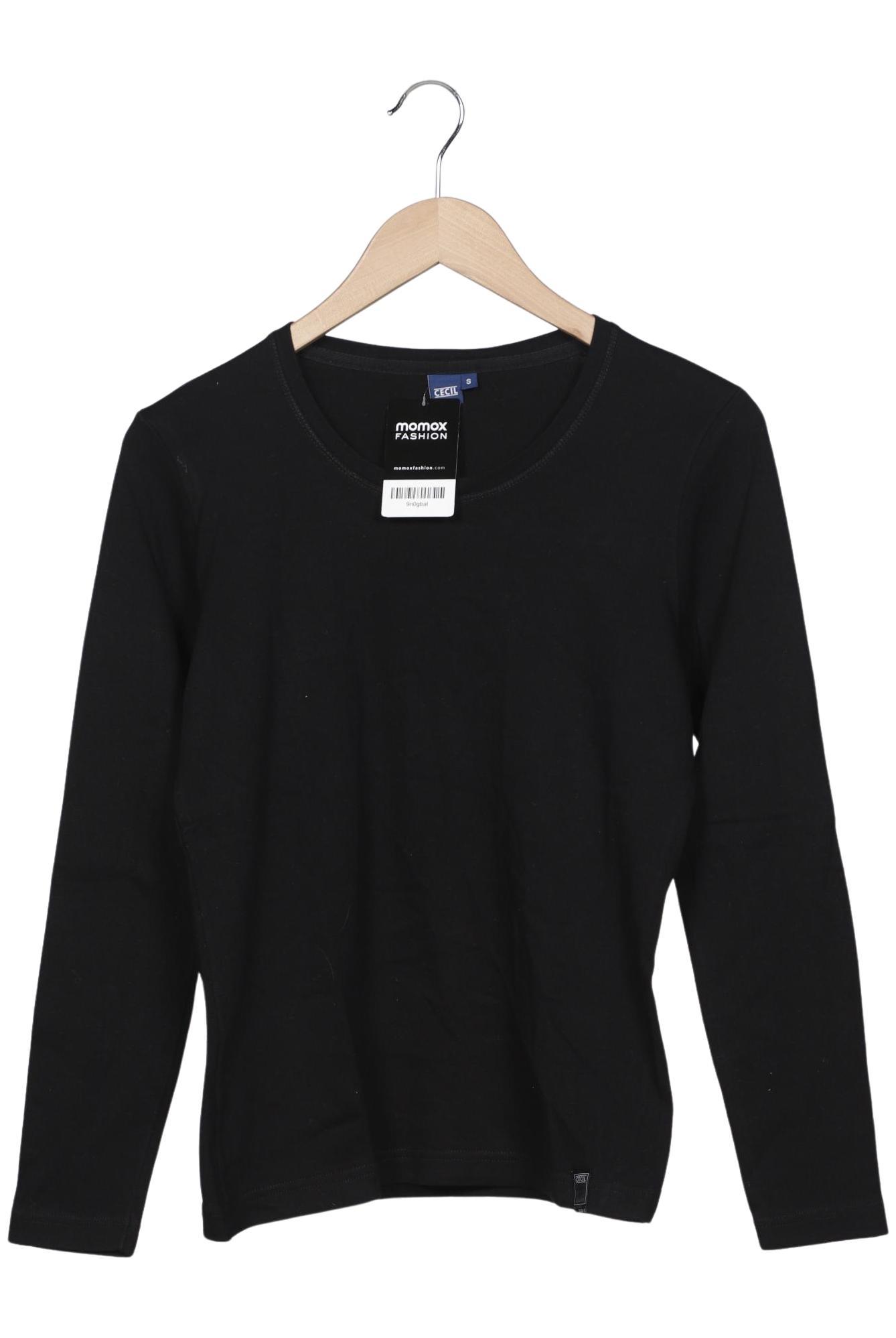

Cecil Damen Langarmshirt, schwarz, Gr. 36