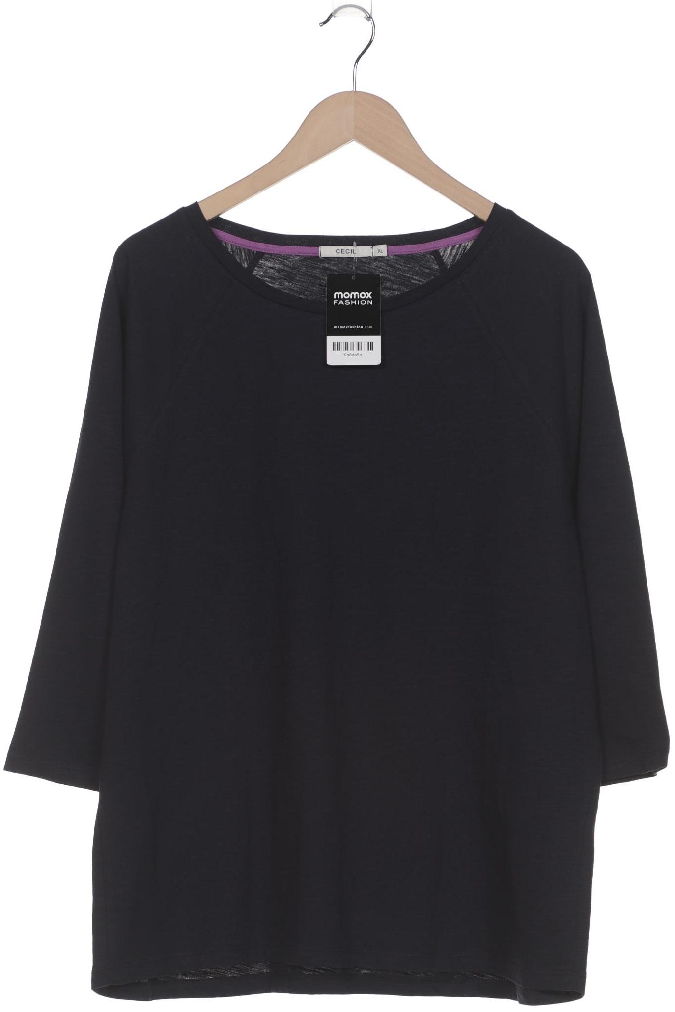 

Cecil Damen Langarmshirt, marineblau, Gr. 44