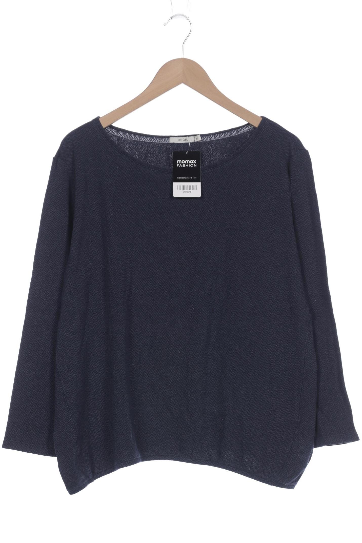 

Cecil Damen Langarmshirt, marineblau, Gr. 44