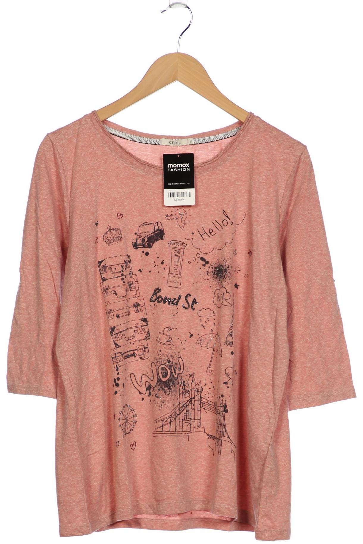 

Cecil Damen Langarmshirt, pink, Gr. 44