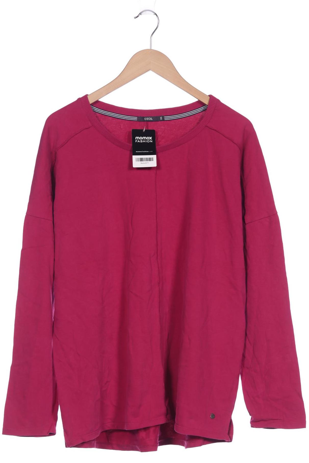 

Cecil Damen Langarmshirt, pink, Gr. 46