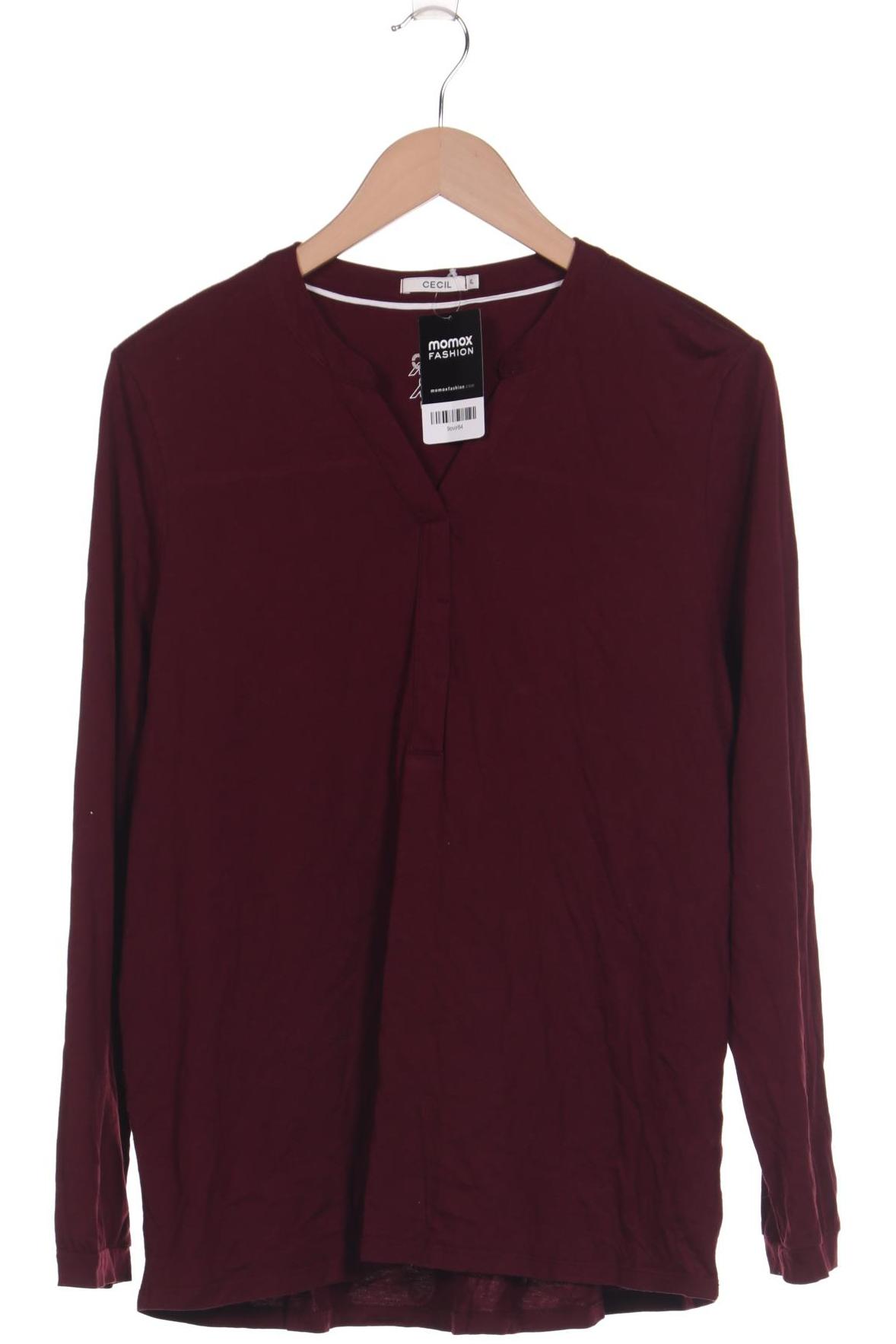 

Cecil Damen Langarmshirt, bordeaux, Gr. 44