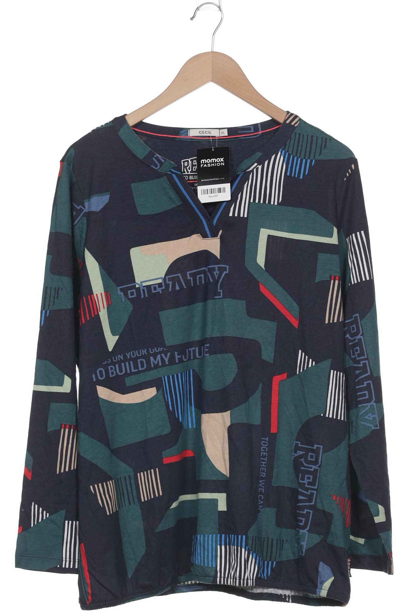 

Cecil Damen Langarmshirt, marineblau, Gr. 44