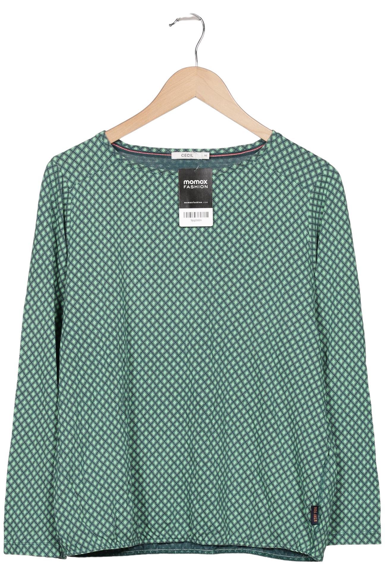

Cecil Damen Langarmshirt, grün, Gr. 38
