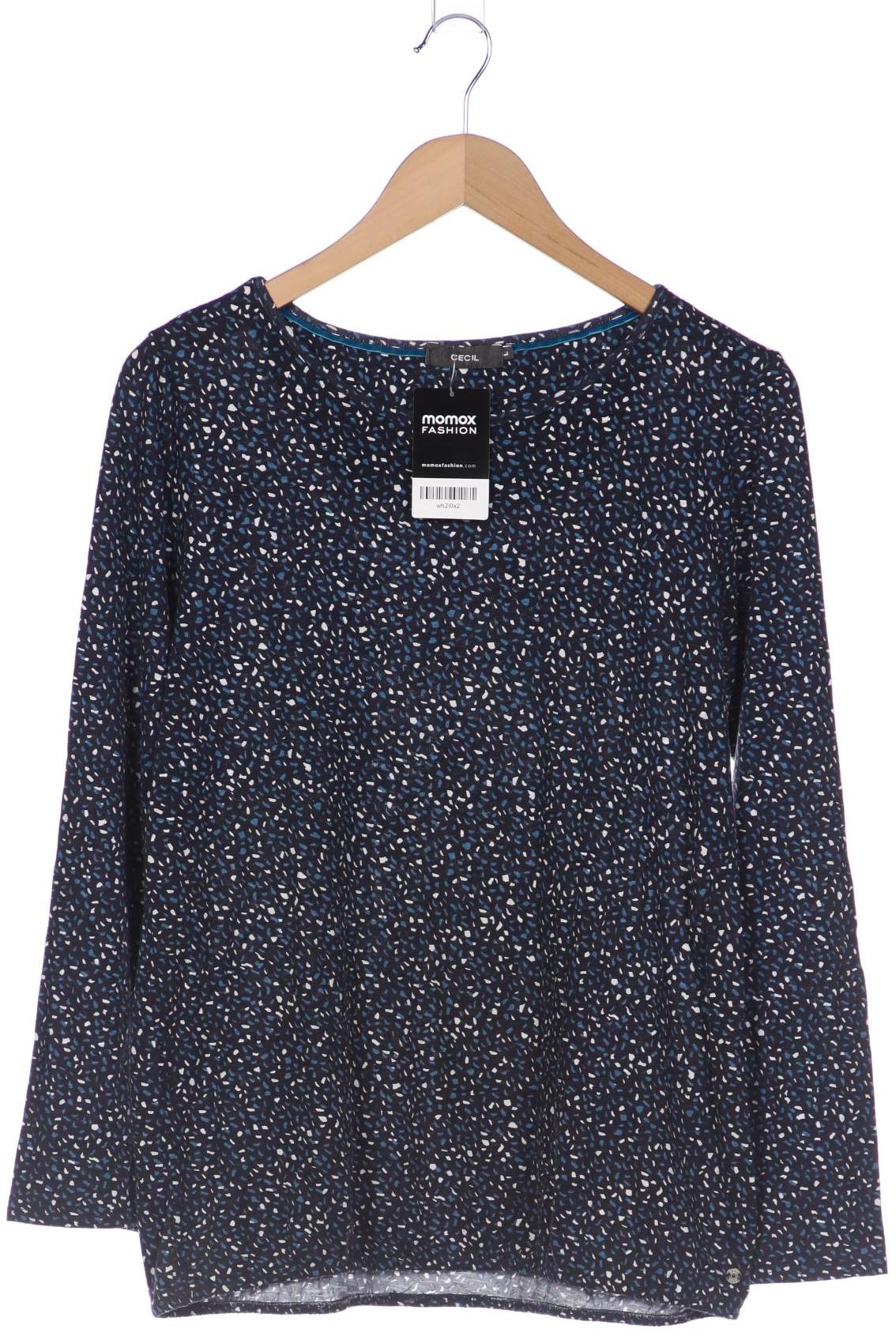 

Cecil Damen Langarmshirt, marineblau, Gr. 42
