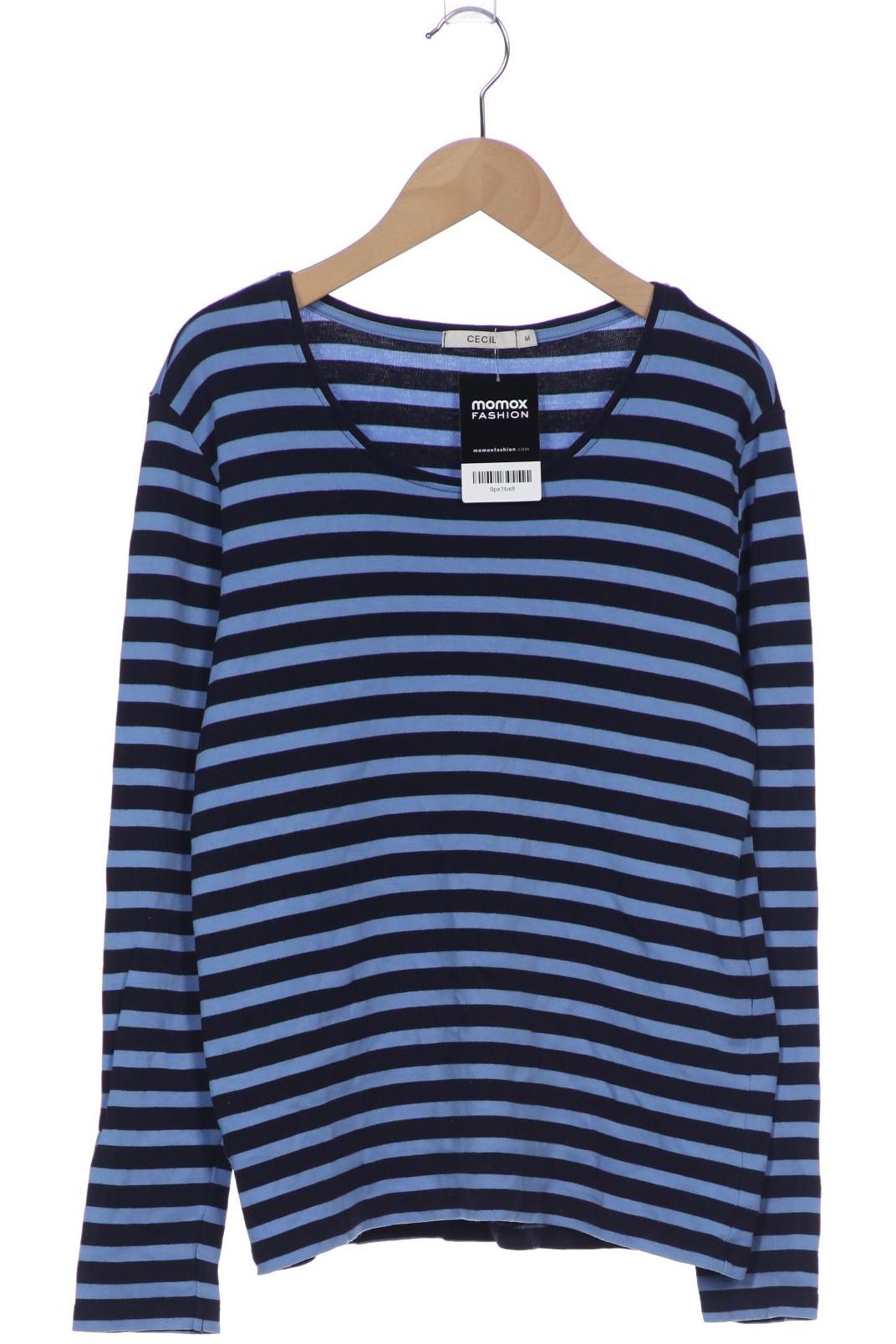 

Cecil Damen Langarmshirt, marineblau, Gr. 38