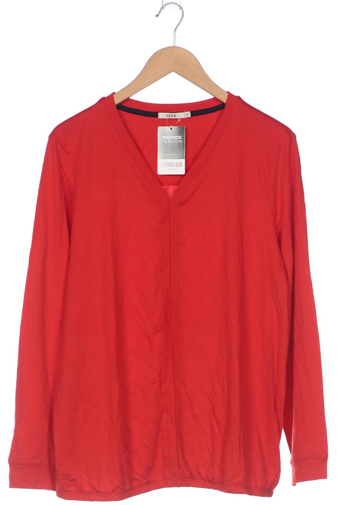 

Cecil Damen Langarmshirt, rot, Gr. 44