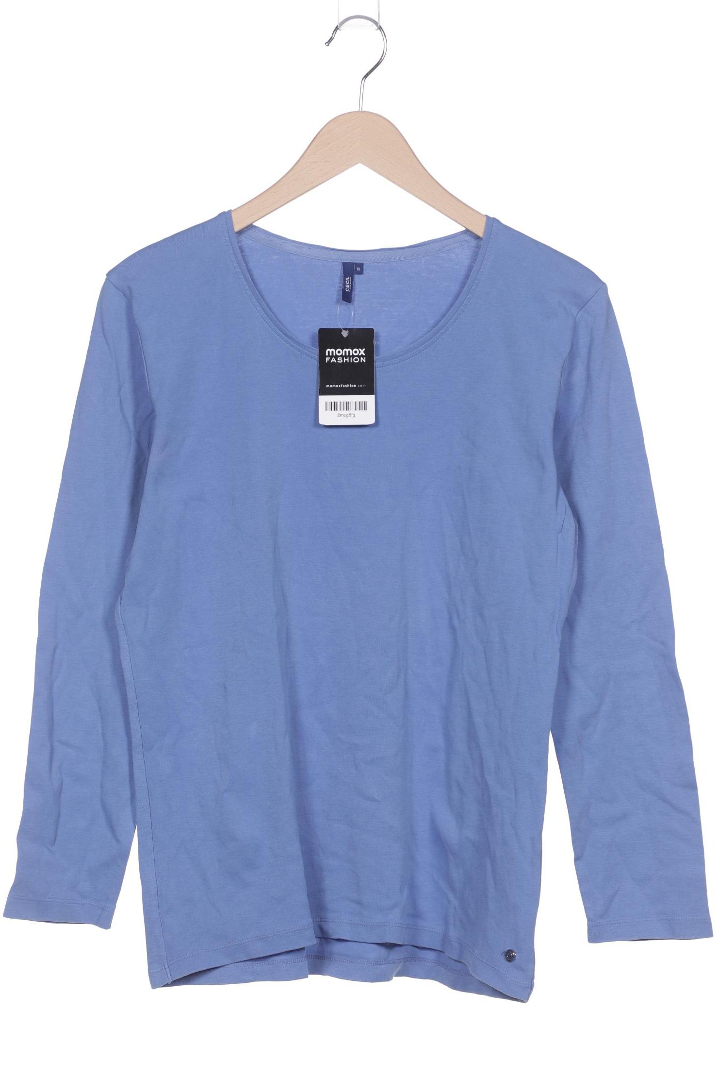 

Cecil Damen Langarmshirt, blau, Gr. 44