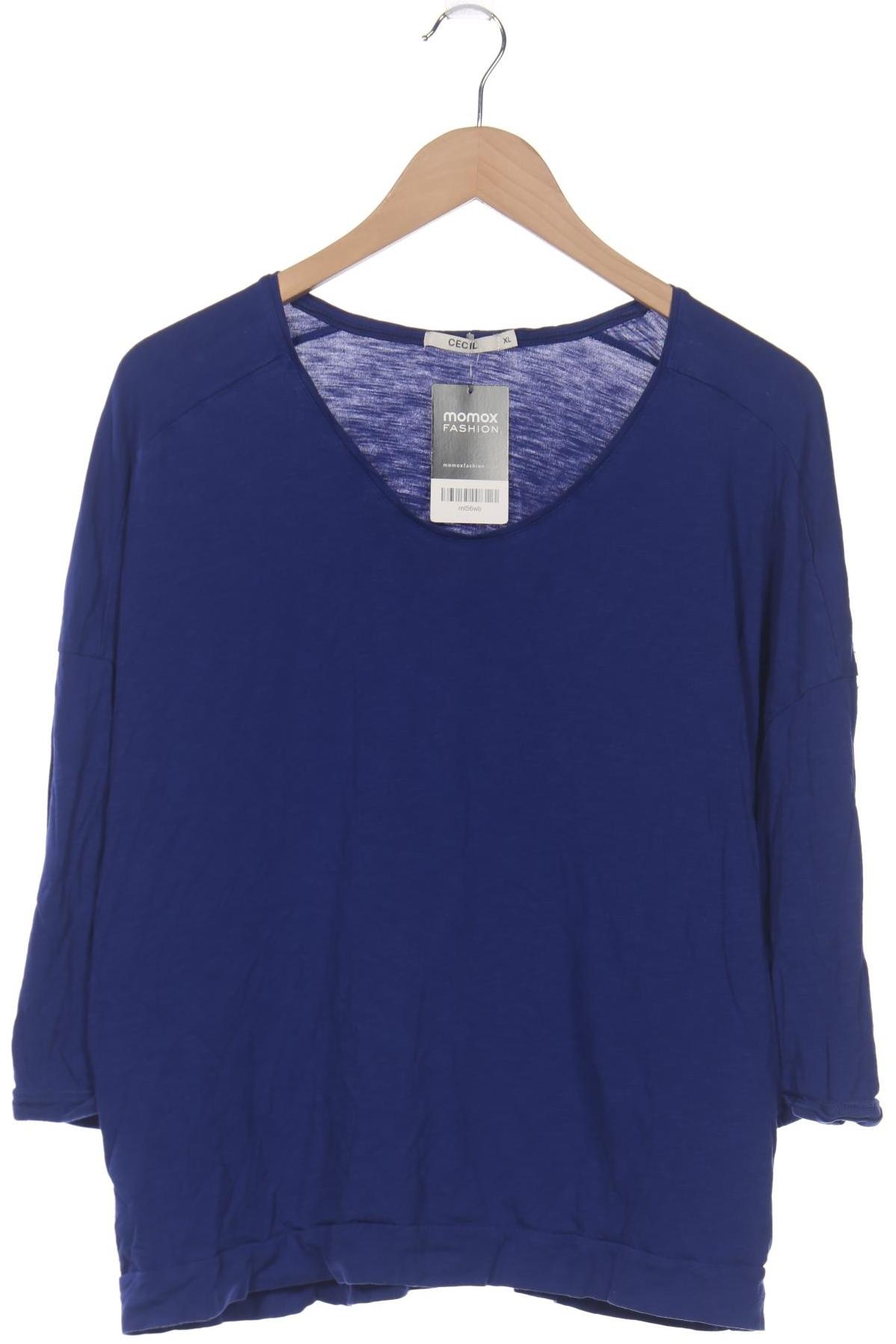 

Cecil Damen Langarmshirt, blau, Gr. 44