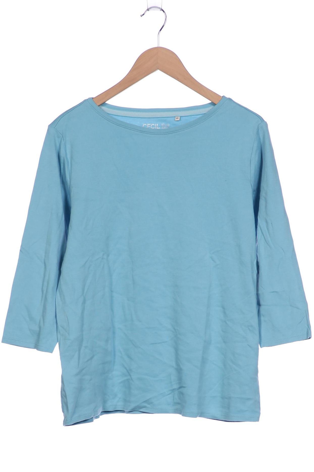 

Cecil Damen Langarmshirt, blau, Gr. 44