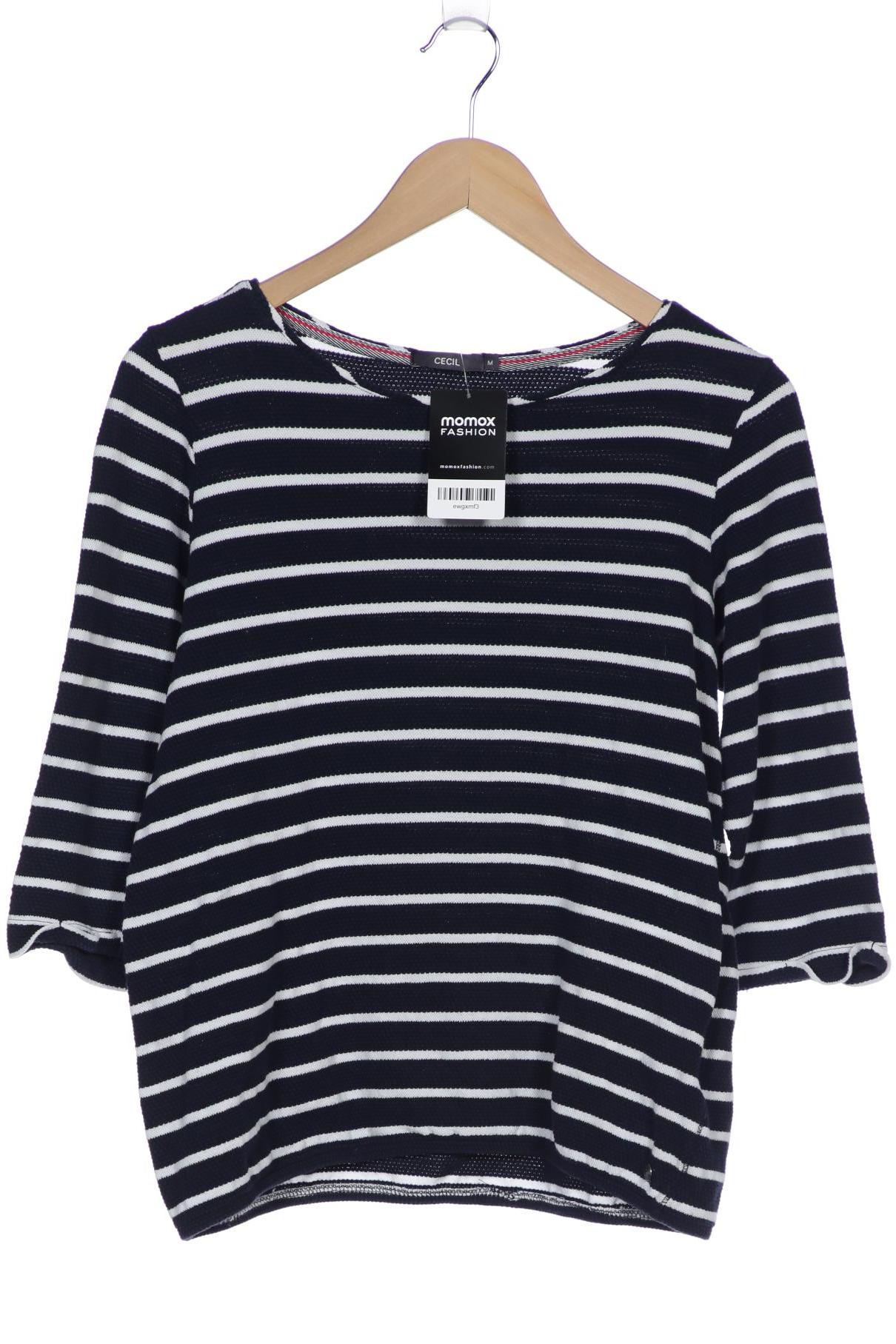 

Cecil Damen Langarmshirt, marineblau, Gr. 38