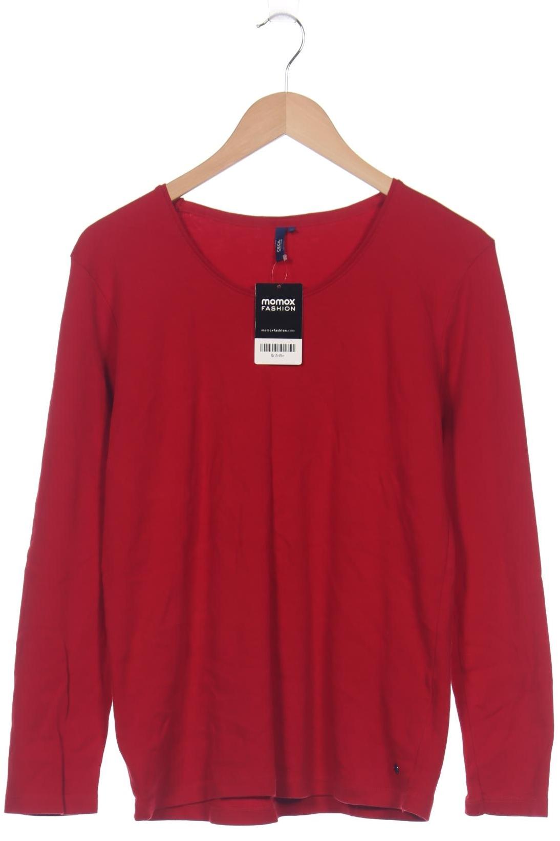 

Cecil Damen Langarmshirt, rot, Gr. 44