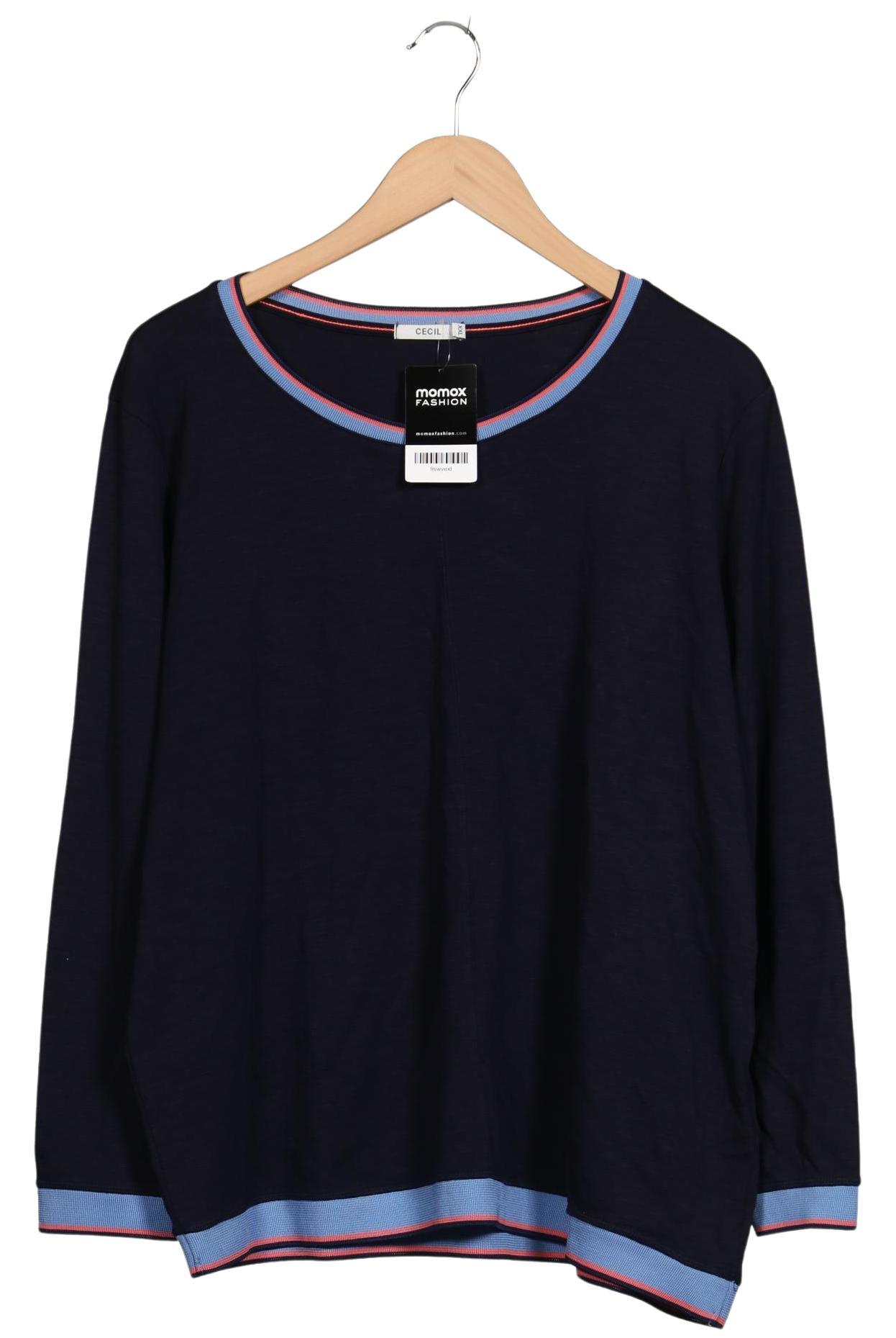 

Cecil Damen Langarmshirt, marineblau, Gr. 46