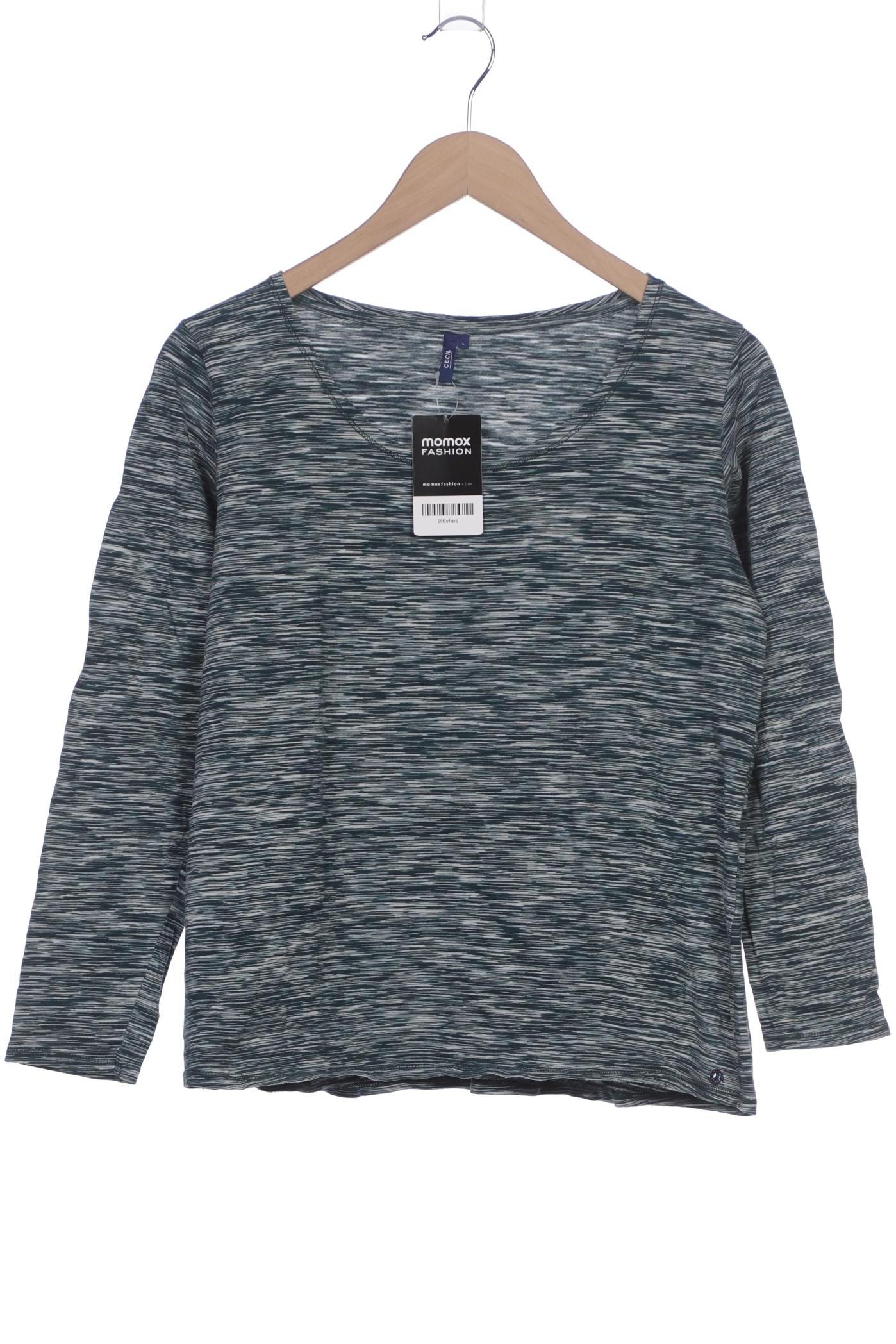 

Cecil Damen Langarmshirt, grün, Gr. 42