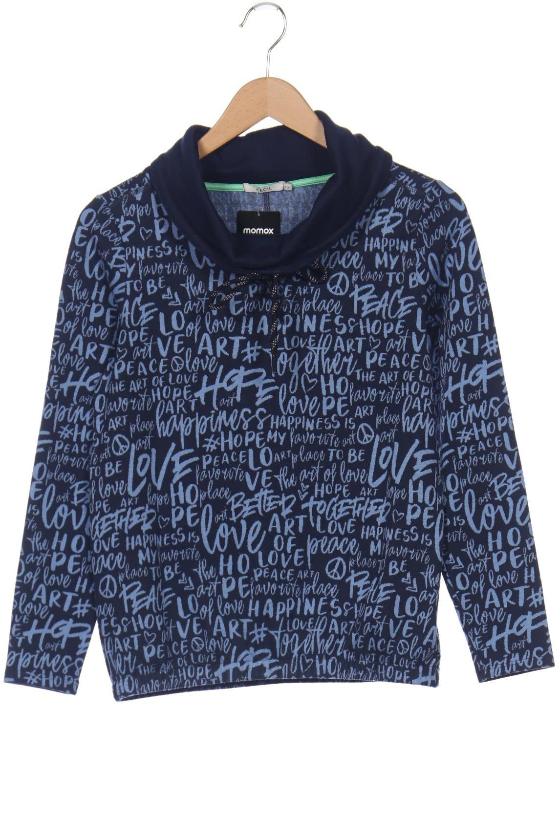 

Cecil Damen Langarmshirt, blau, Gr. 34