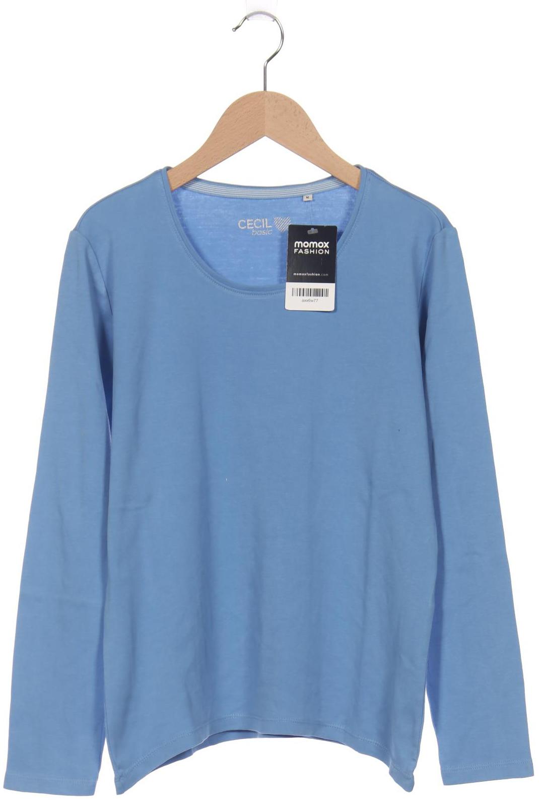 

Cecil Damen Langarmshirt, hellblau, Gr. 38