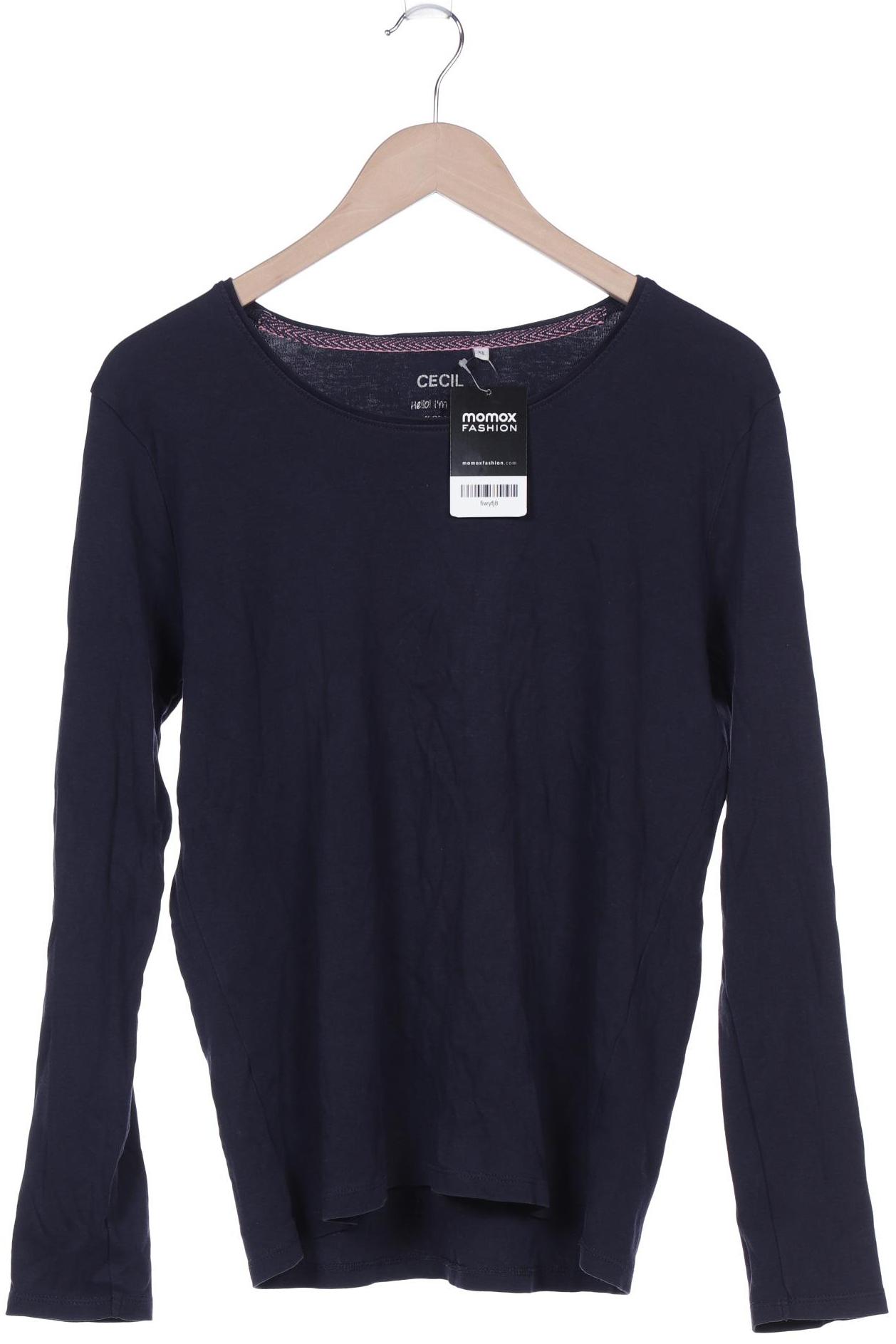 

Cecil Damen Langarmshirt, marineblau, Gr. 44