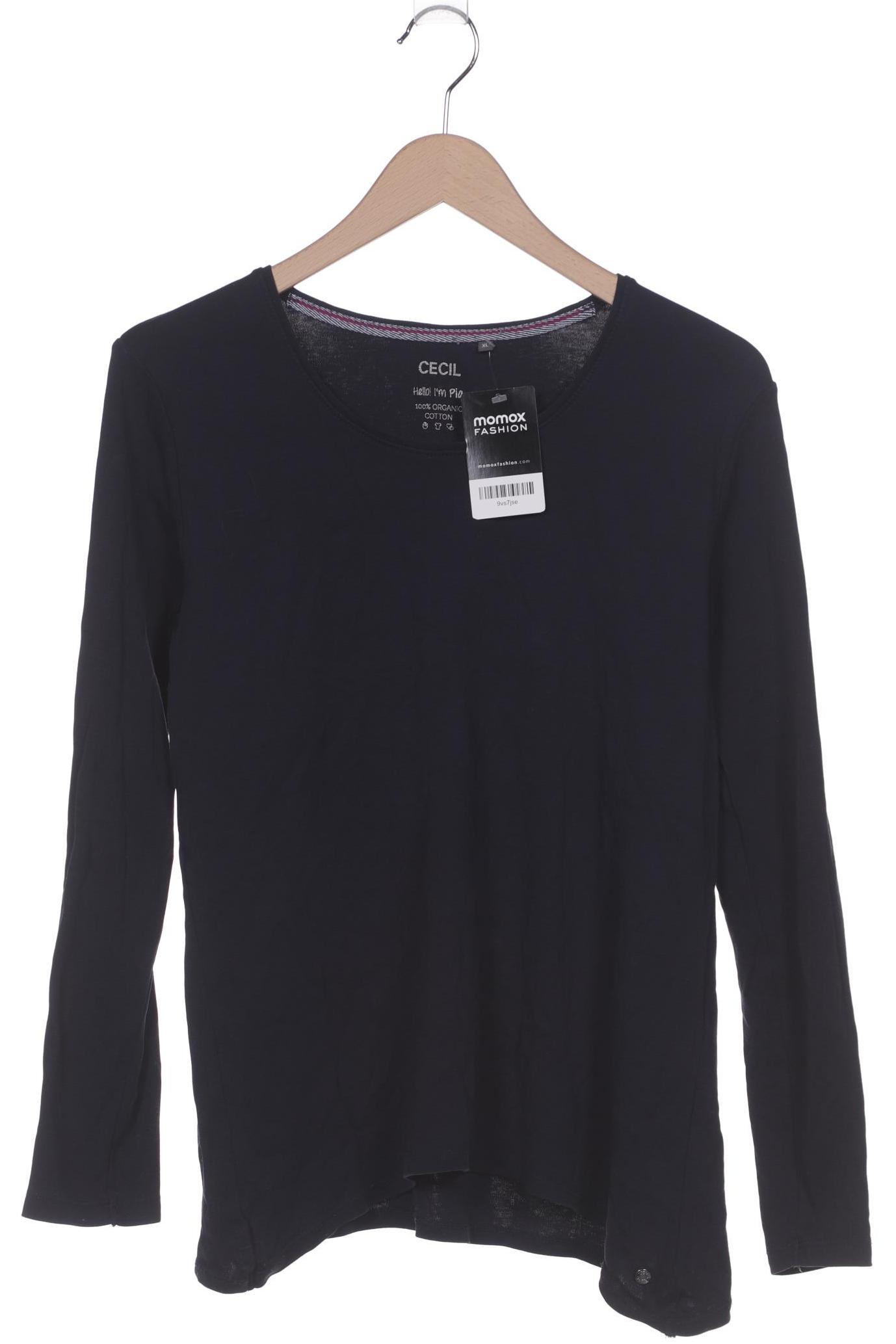 

Cecil Damen Langarmshirt, marineblau, Gr. 44