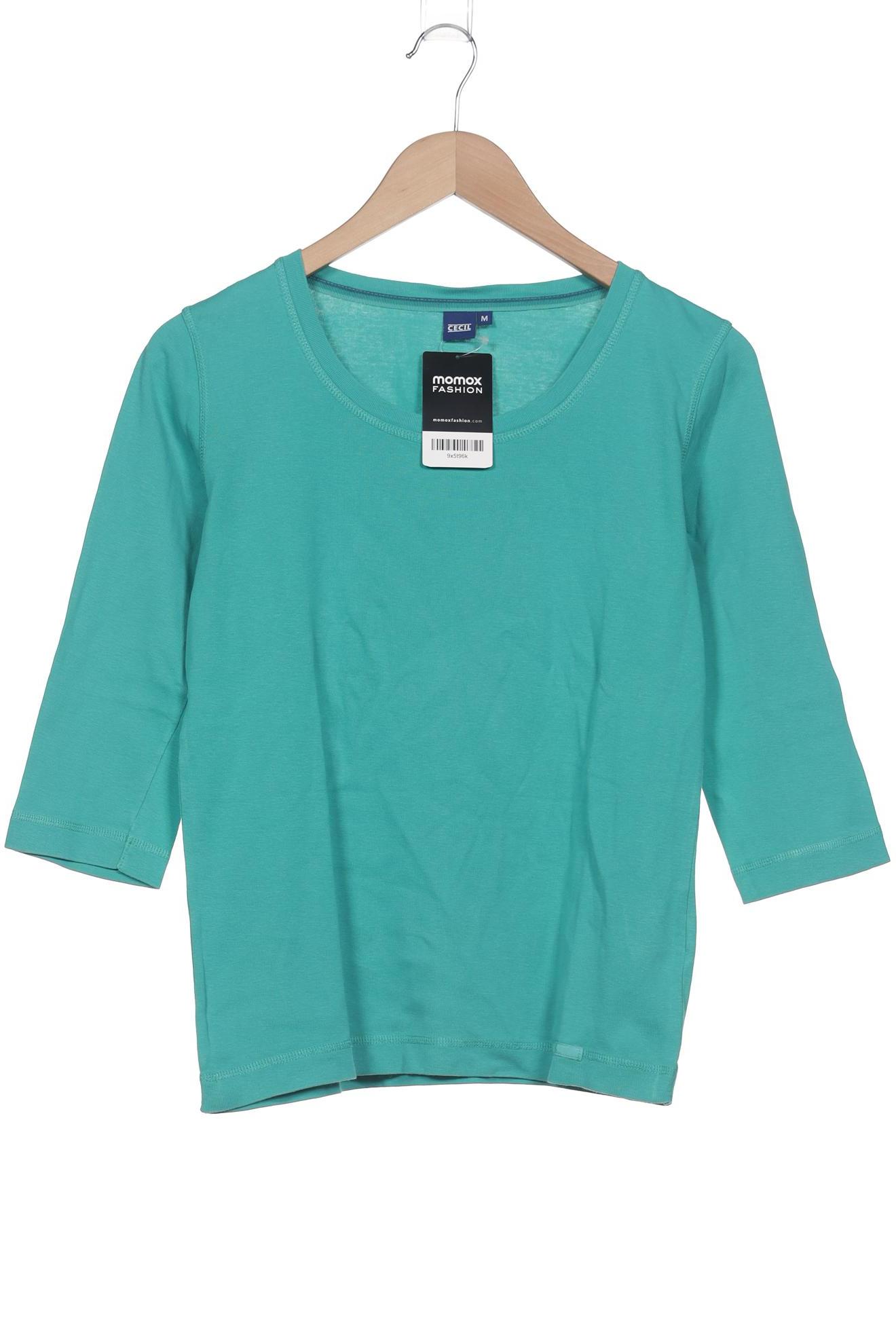 

Cecil Damen Langarmshirt, türkis, Gr. 38
