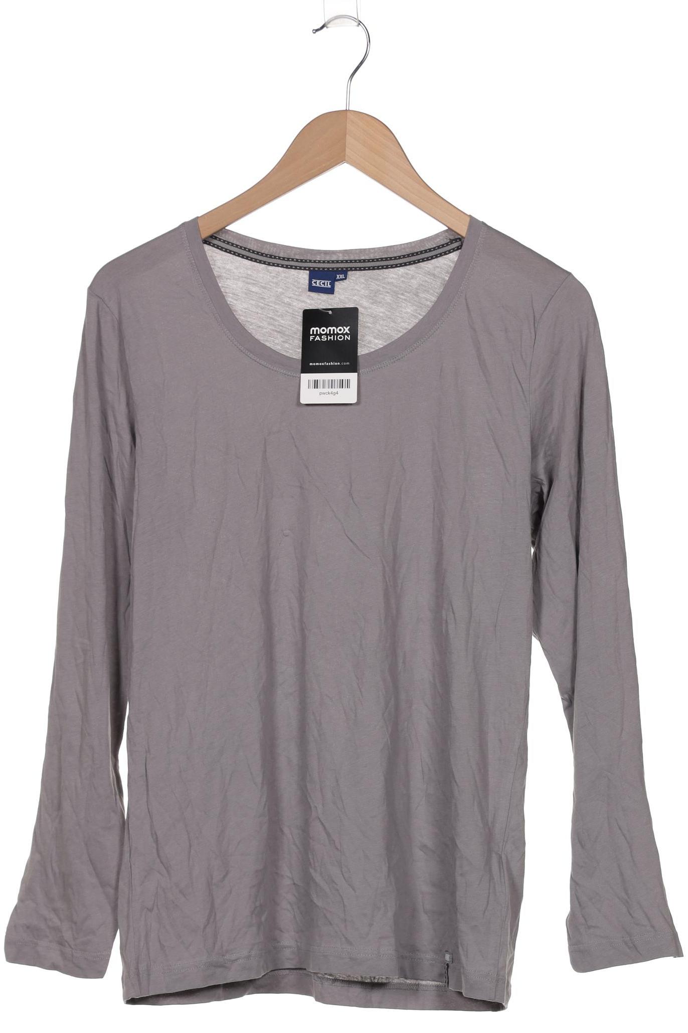 

Cecil Damen Langarmshirt, grau, Gr. 46