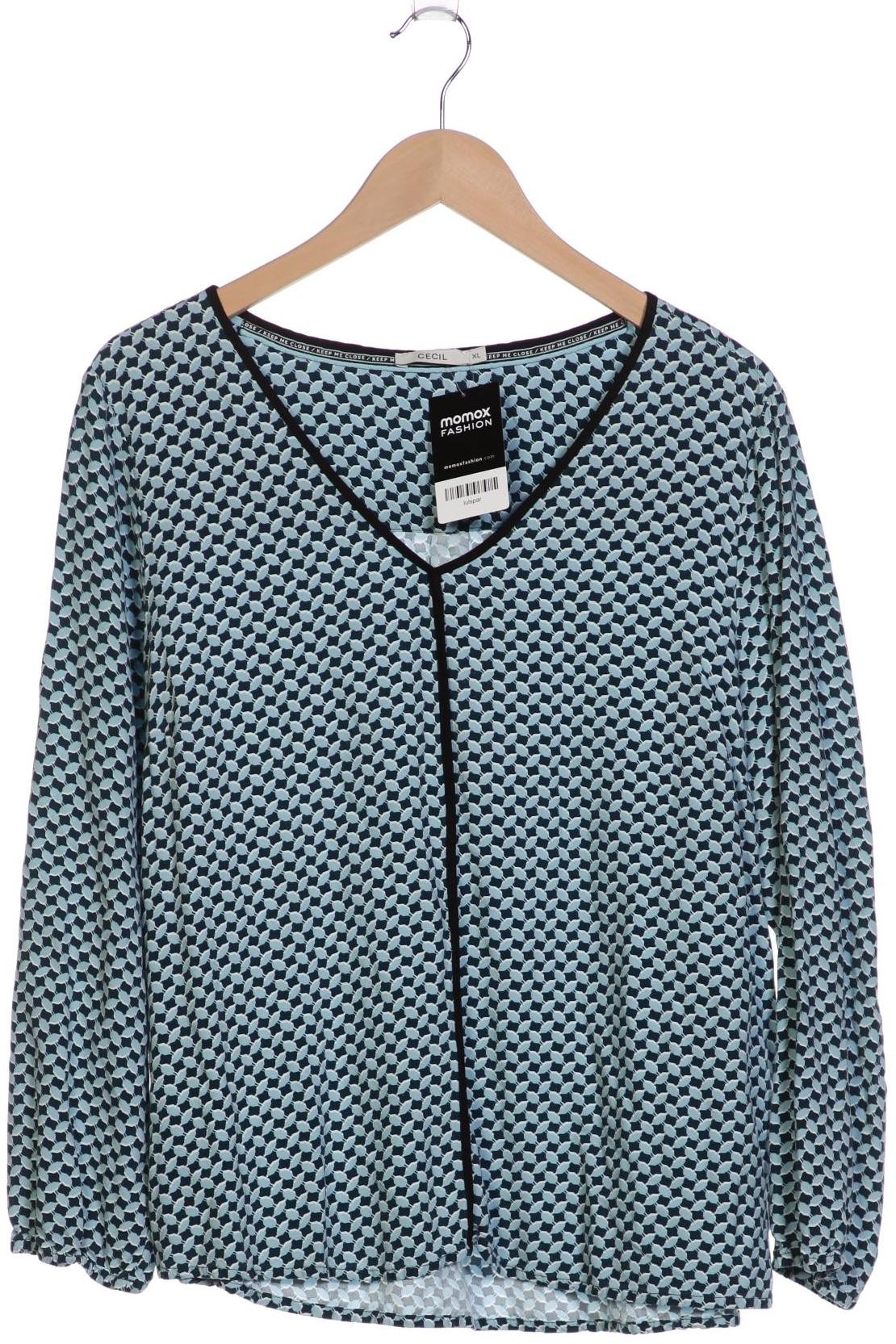 

Cecil Damen Langarmshirt, blau, Gr. 44