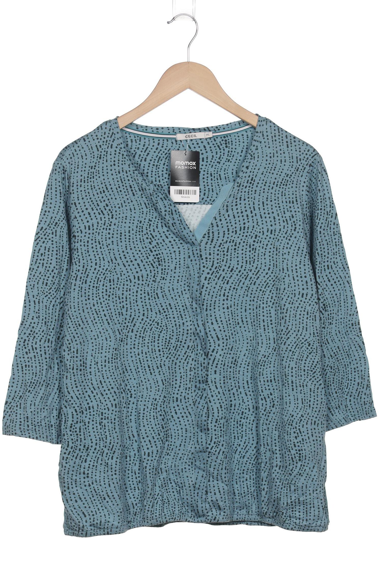 

Cecil Damen Langarmshirt, blau, Gr. 44