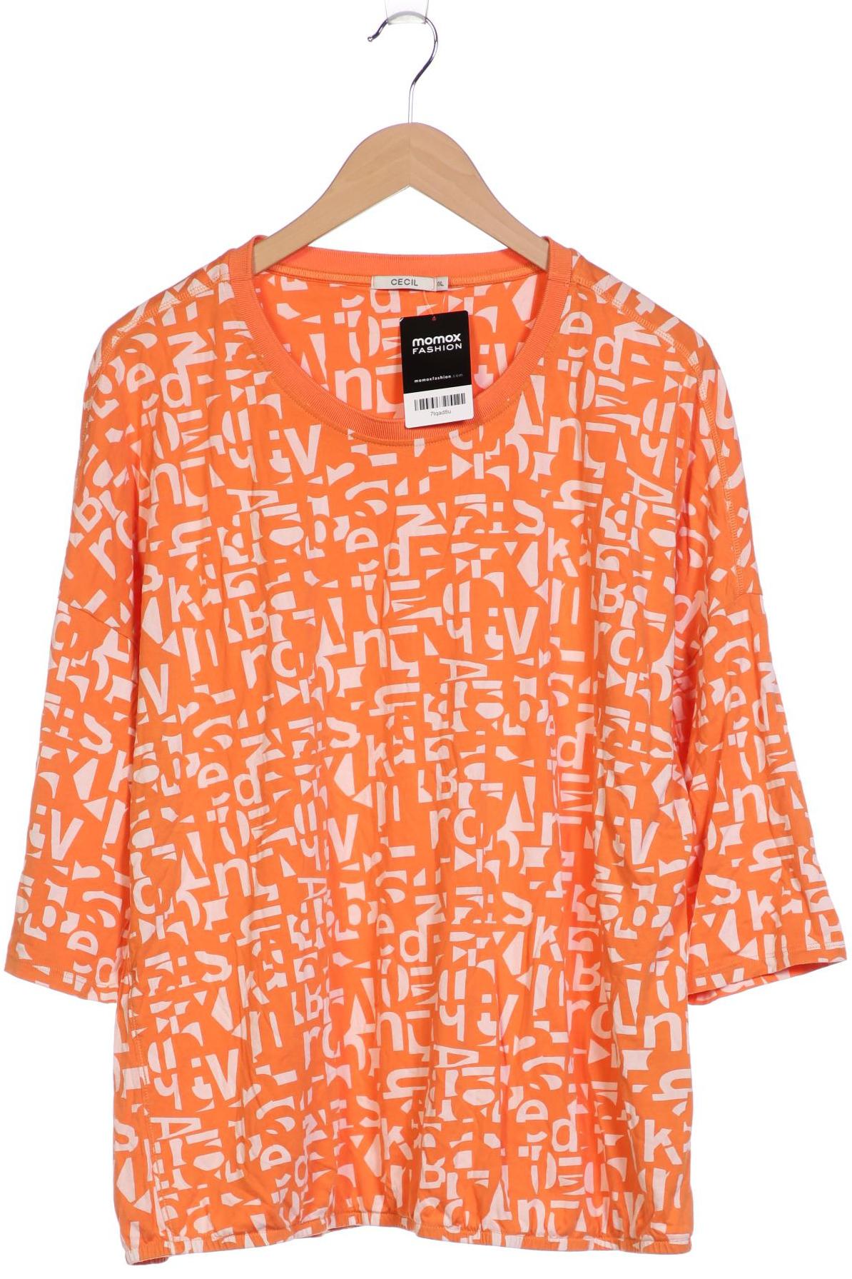 

Cecil Damen Langarmshirt, orange, Gr. 46