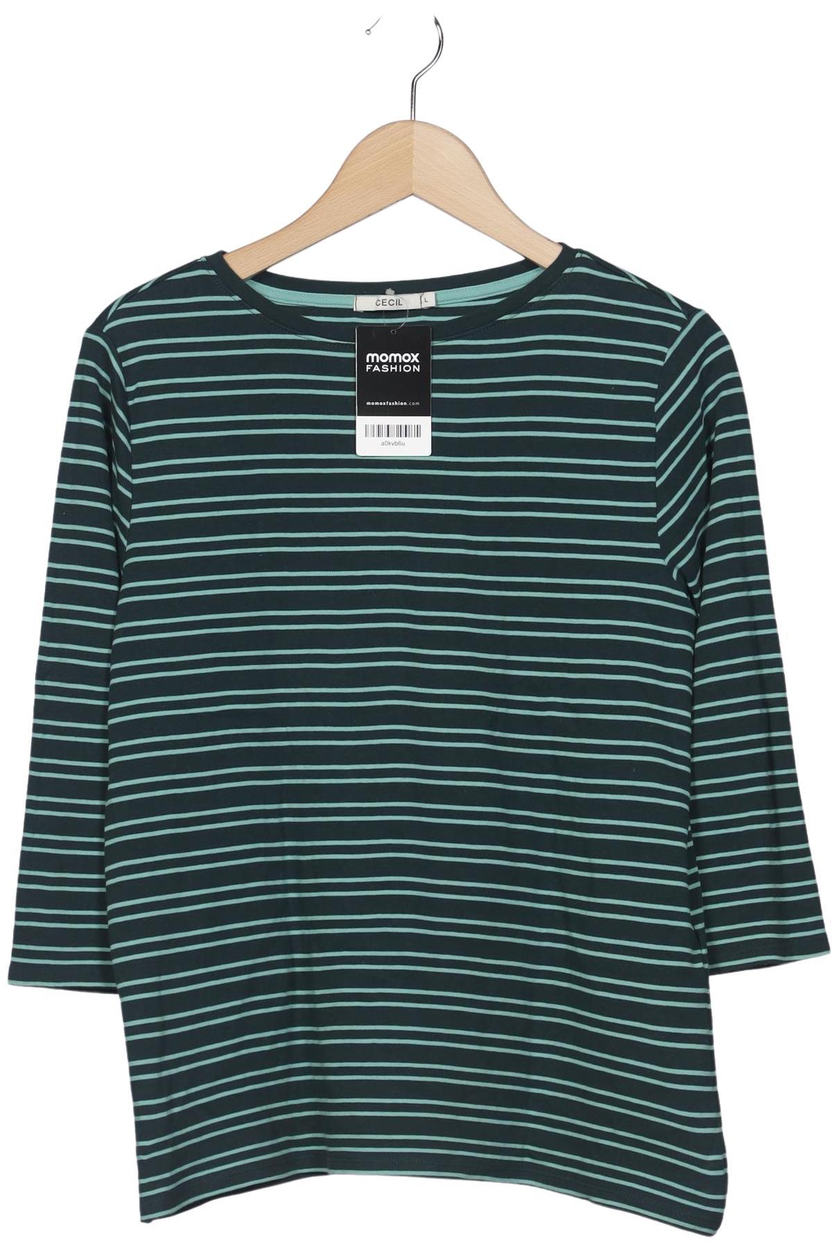 

Cecil Damen Langarmshirt, grün, Gr. 42