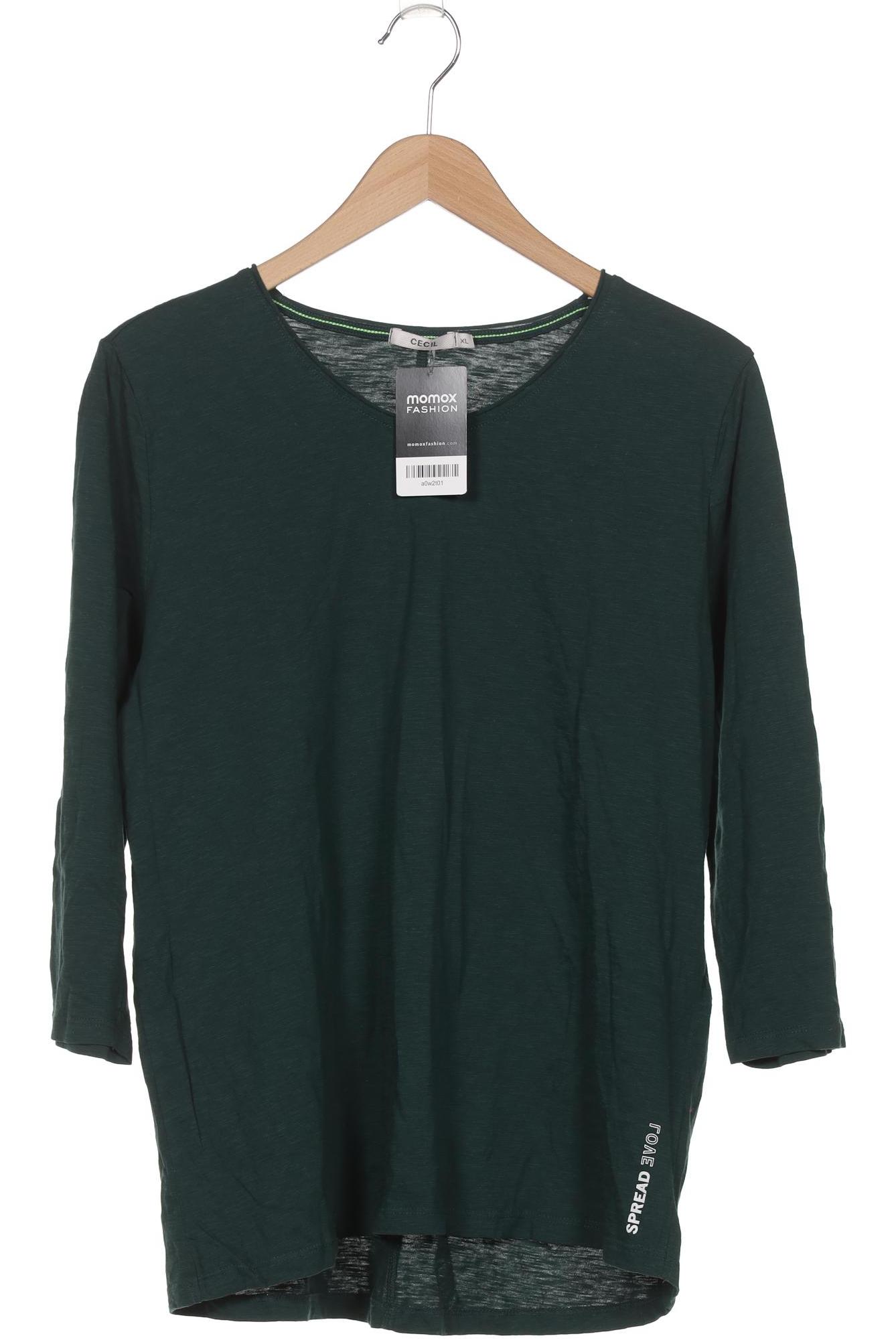 

Cecil Damen Langarmshirt, grün, Gr. 44