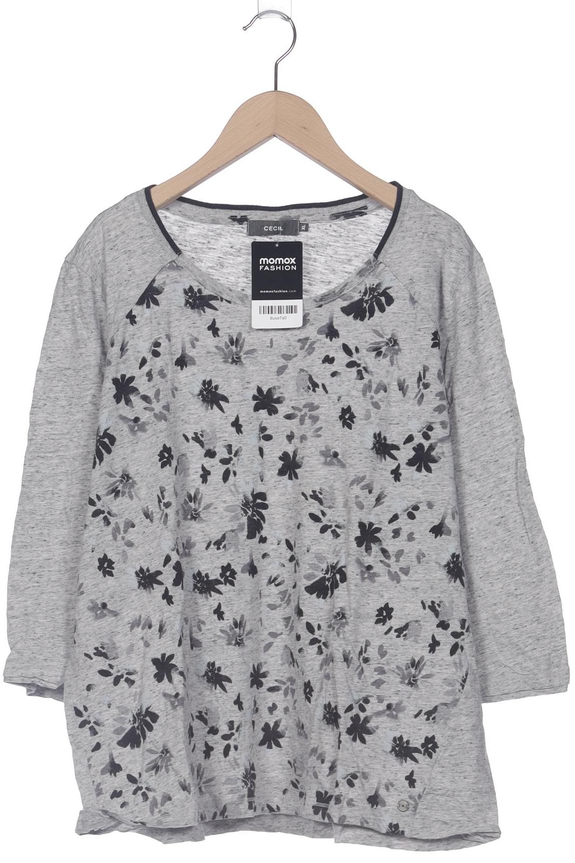 

Cecil Damen Langarmshirt, grau, Gr. 44