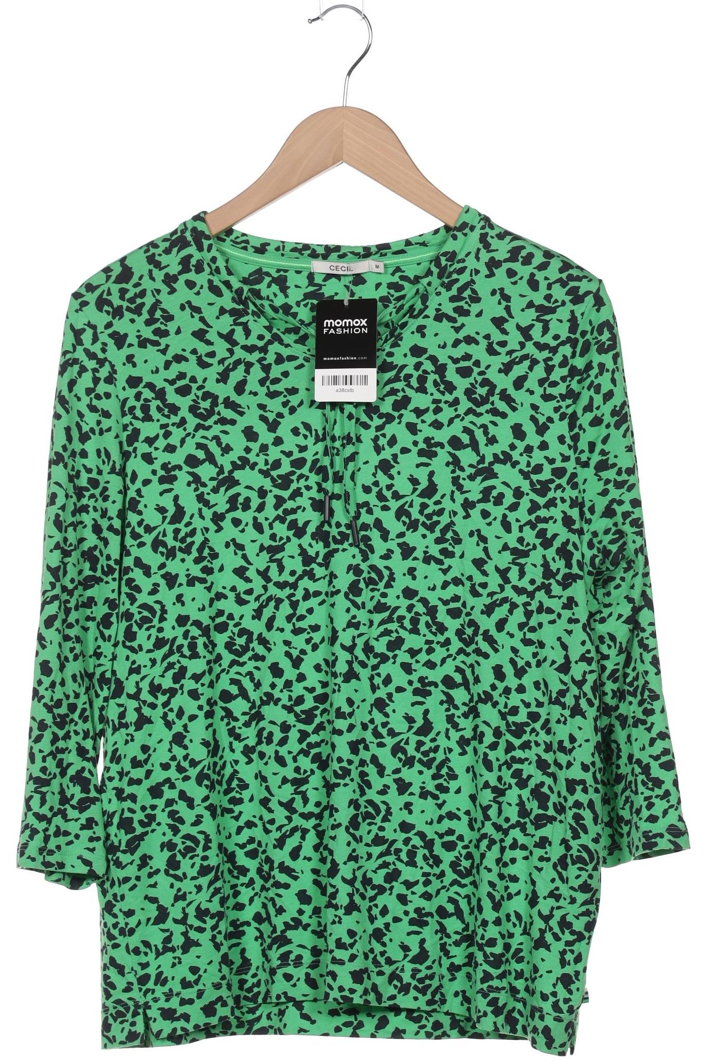 

Cecil Damen Langarmshirt, grün, Gr. 38