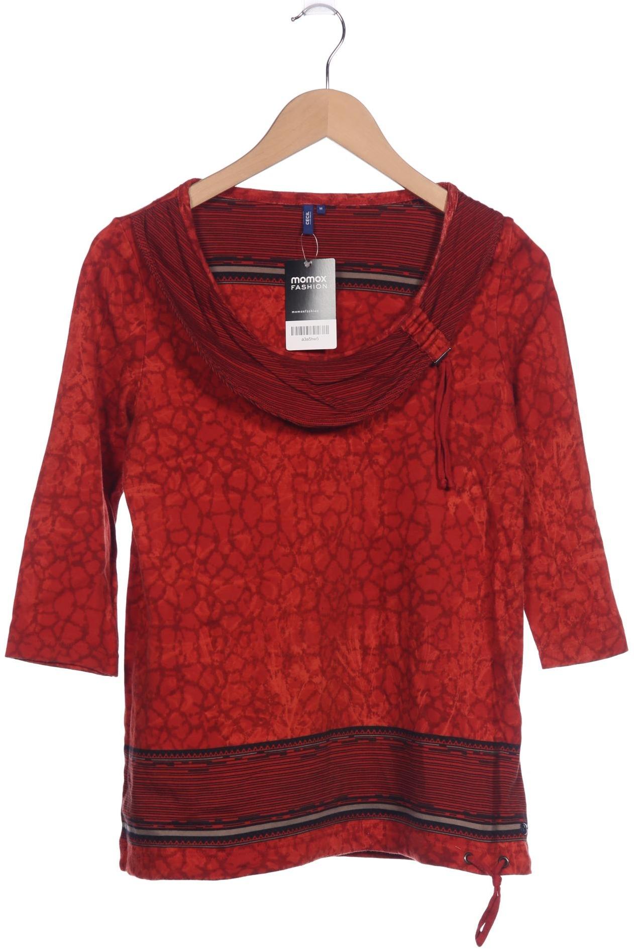 

Cecil Damen Langarmshirt, rot, Gr. 38