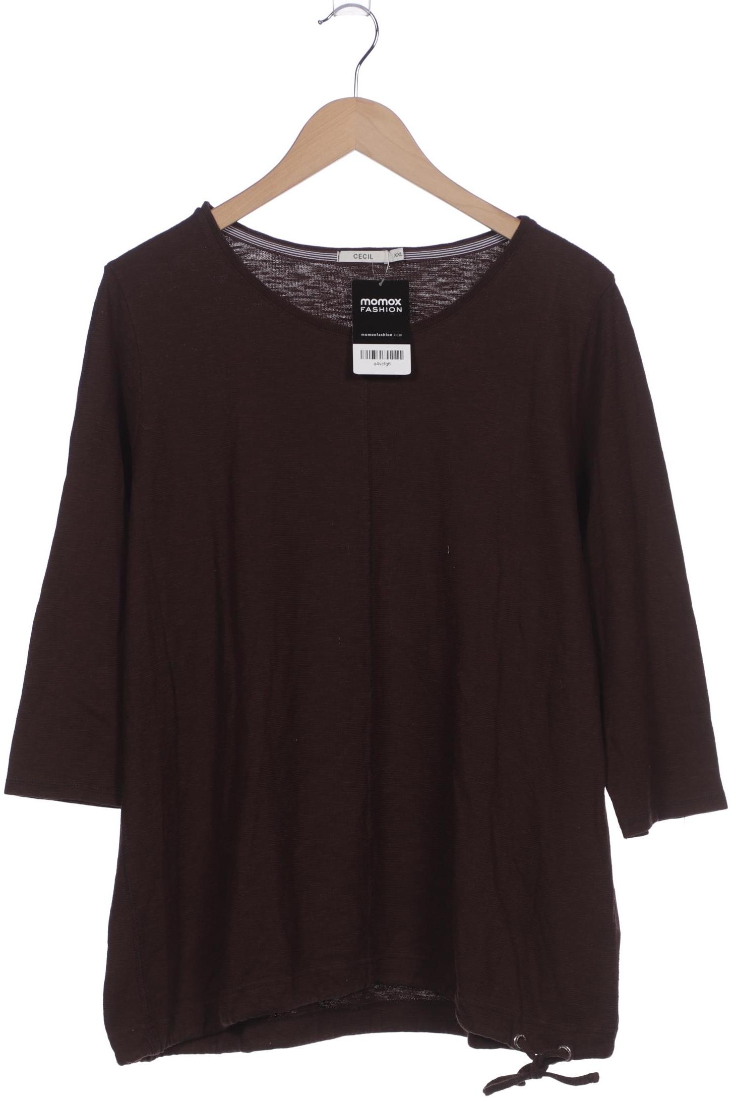 

Cecil Damen Langarmshirt, braun, Gr. 46