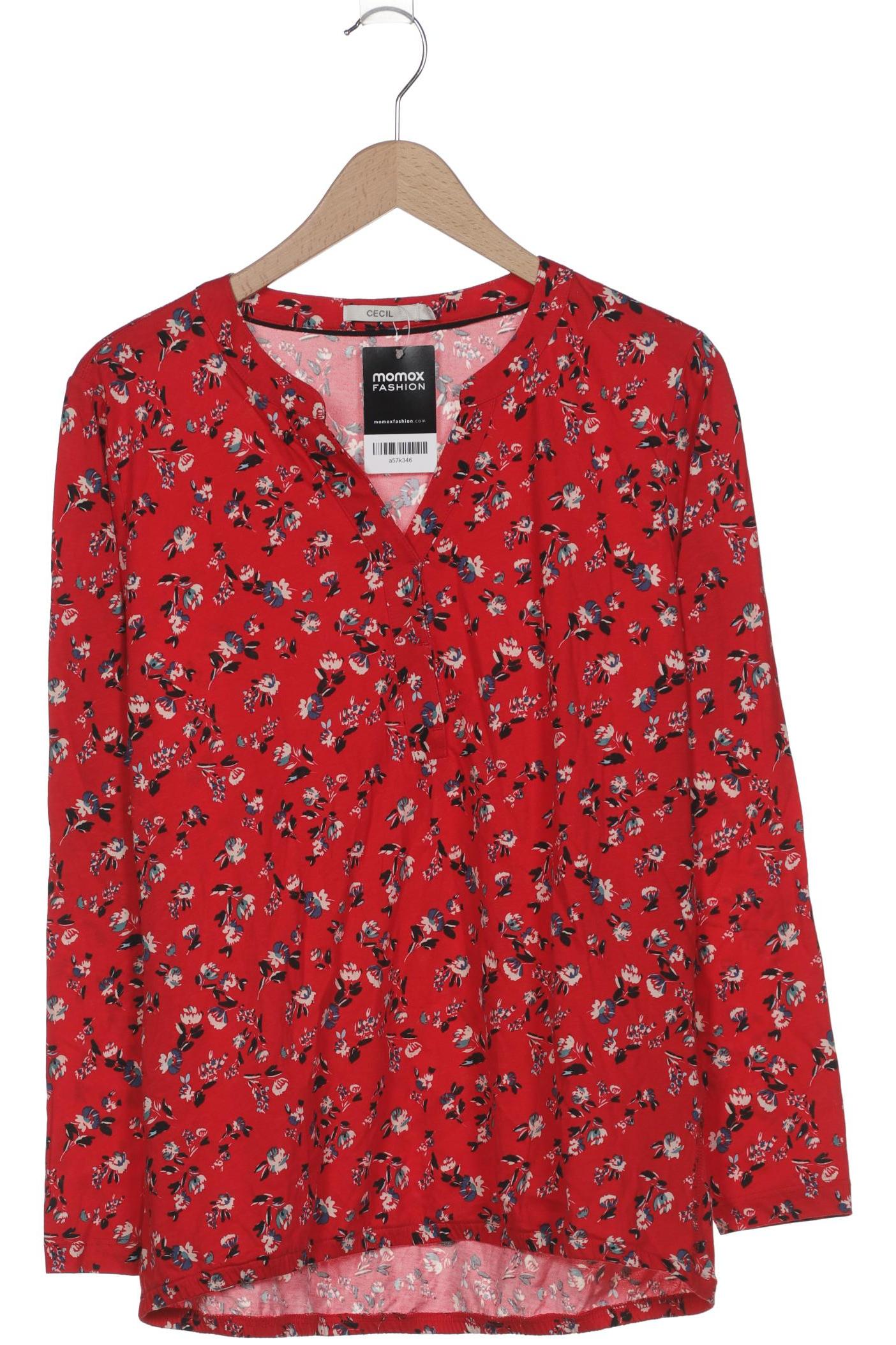 

Cecil Damen Langarmshirt, rot, Gr. 42
