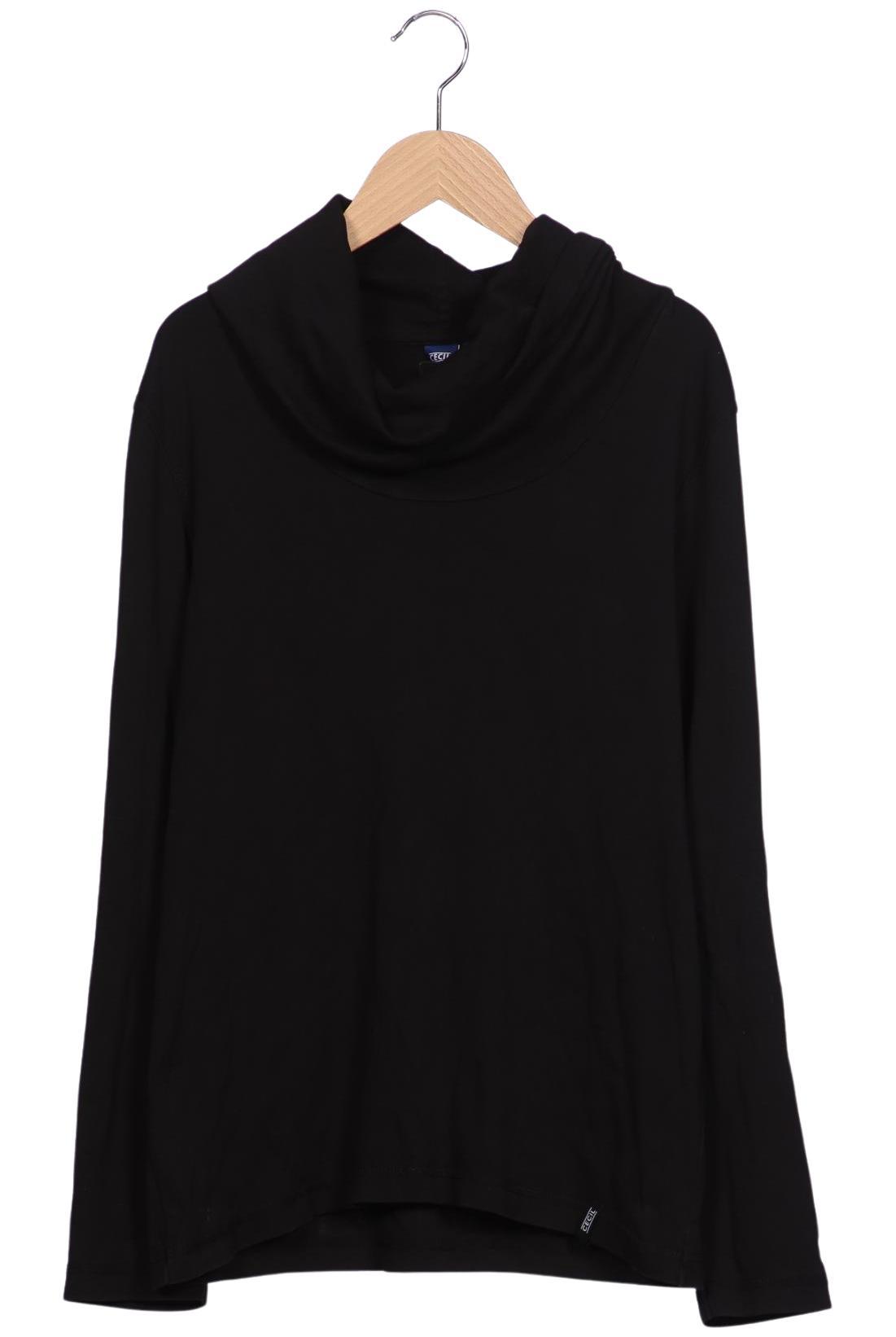 

Cecil Damen Langarmshirt, schwarz, Gr. 42