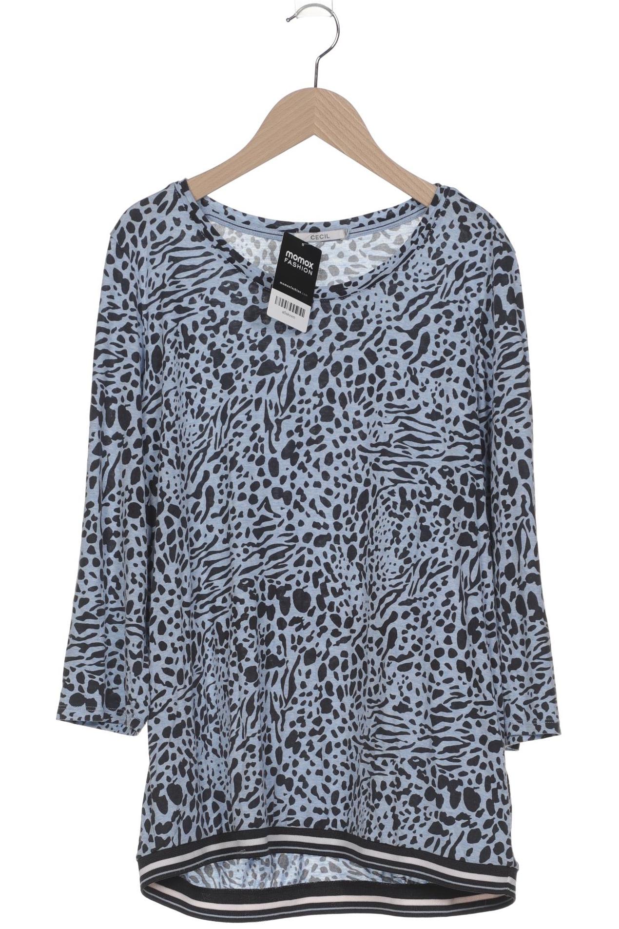 

Cecil Damen Langarmshirt, blau, Gr. 42