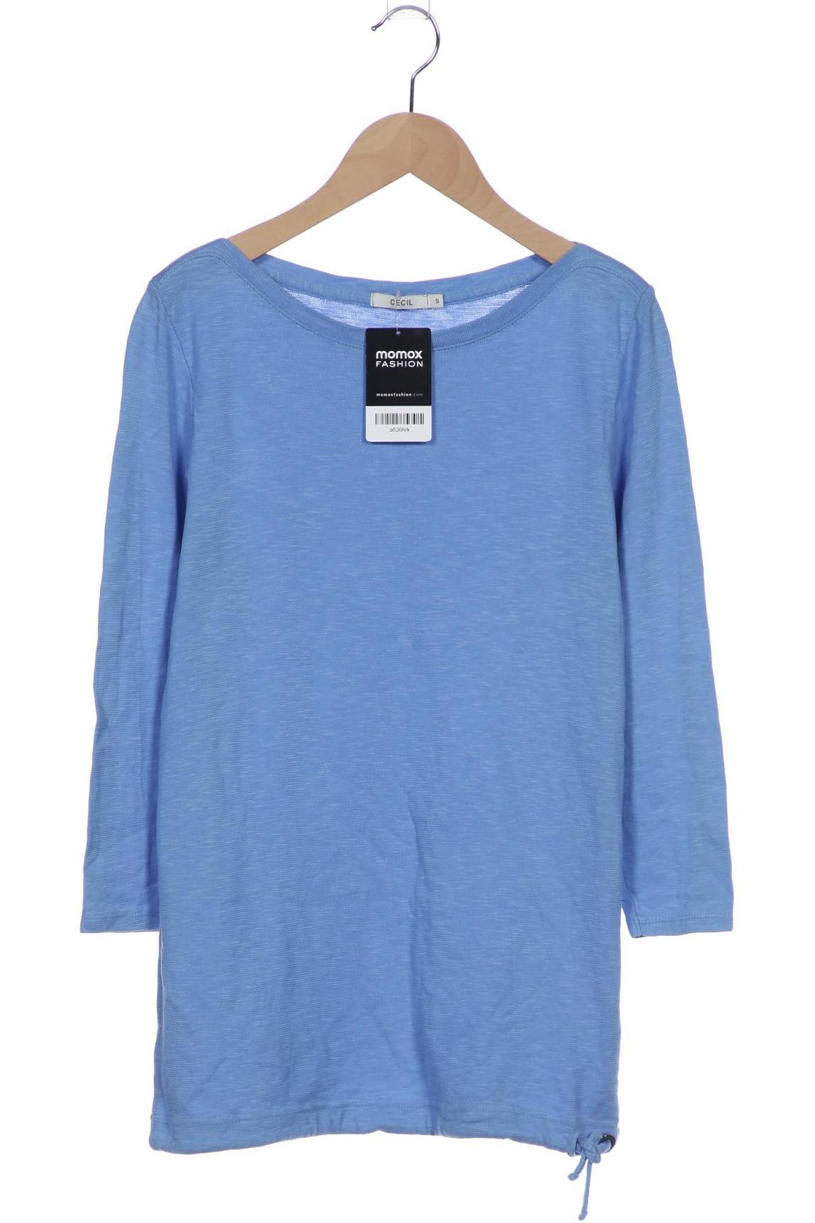

Cecil Damen Langarmshirt, blau, Gr. 36