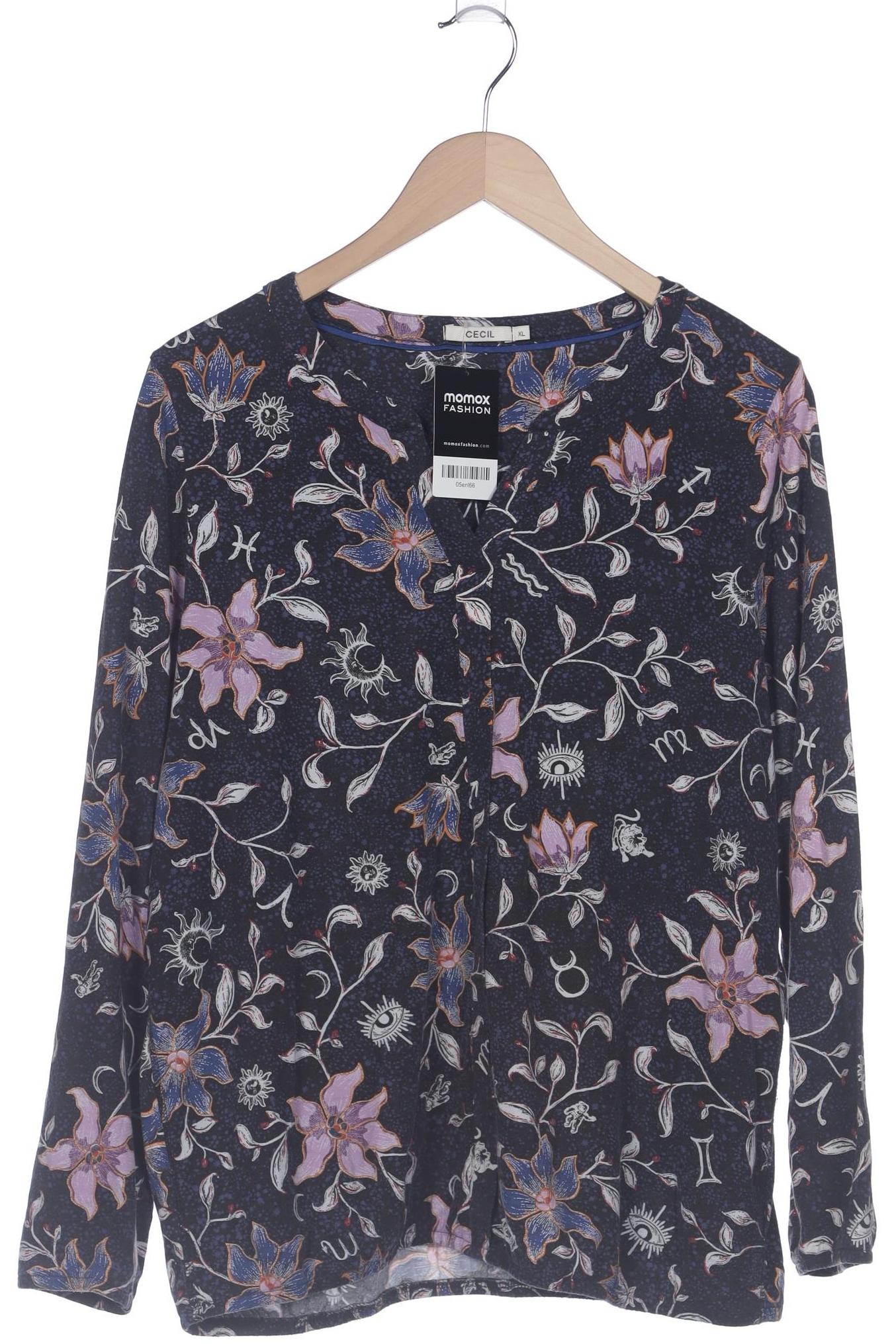 

Cecil Damen Langarmshirt, marineblau, Gr. 44