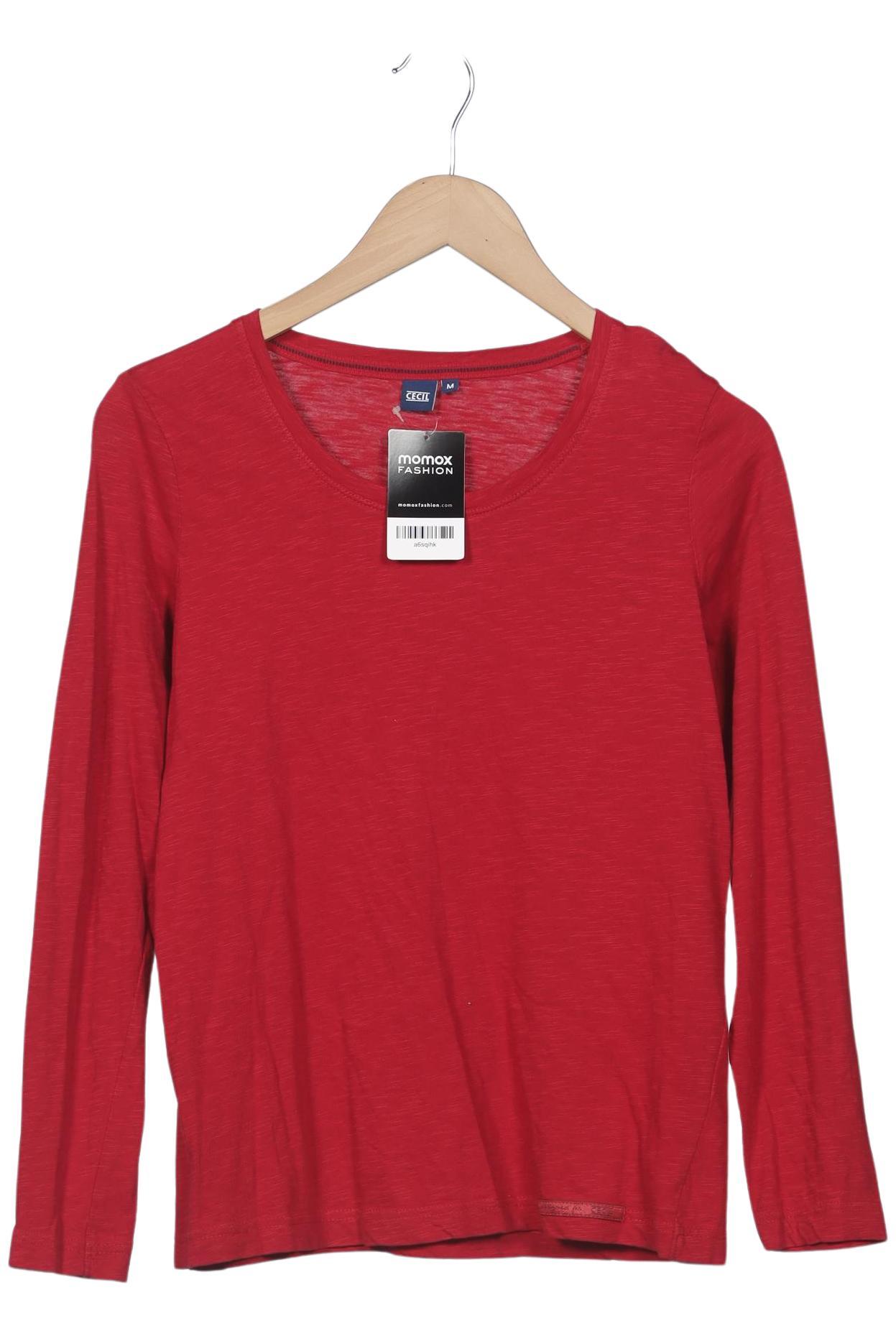 

Cecil Damen Langarmshirt, rot, Gr. 38